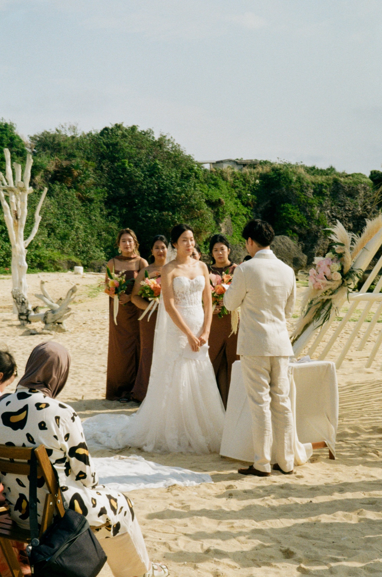 Jon & Constance Okinawa wedding on 35mm film