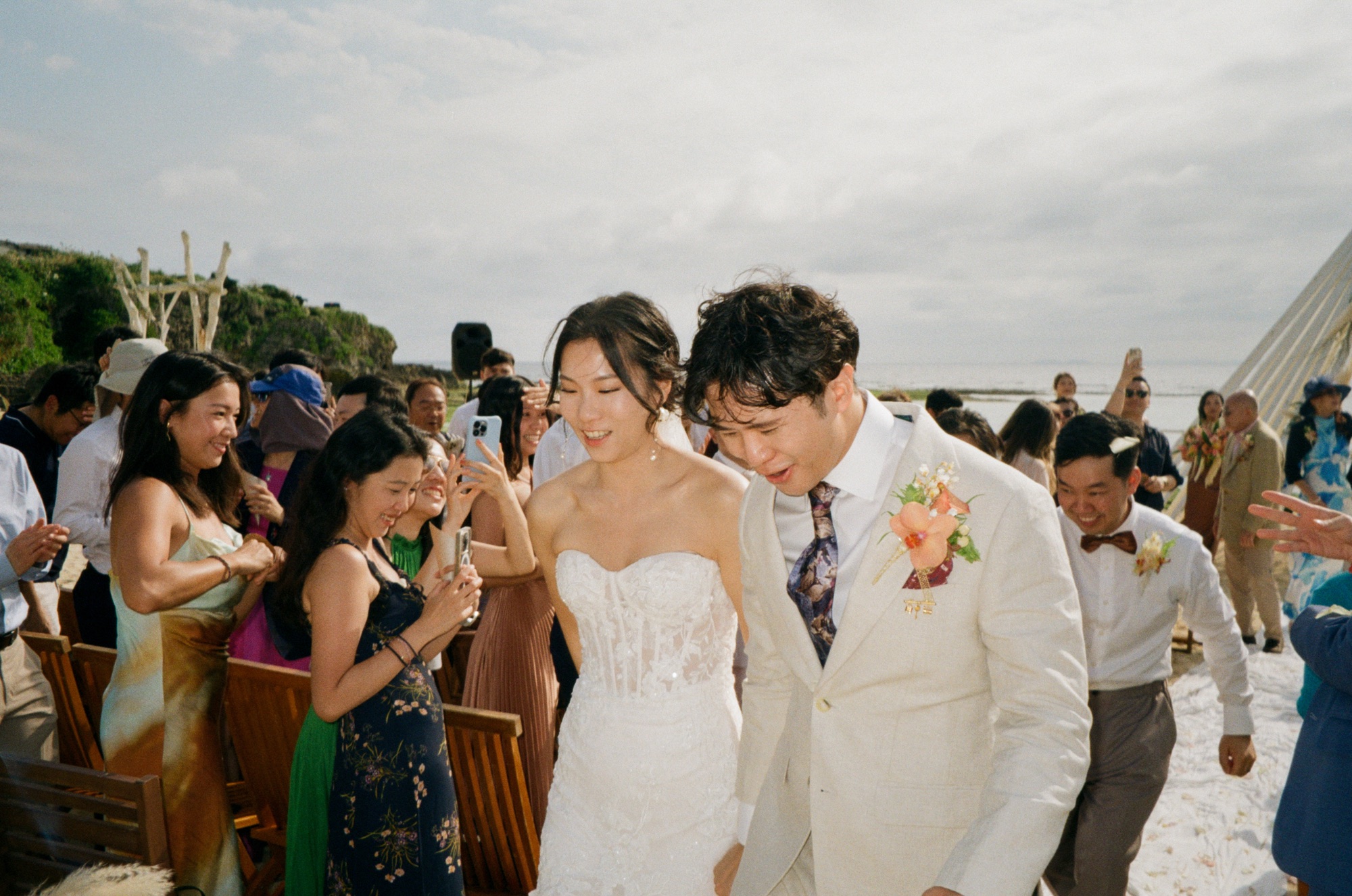 Jon & Constance Okinawa wedding on 35mm film