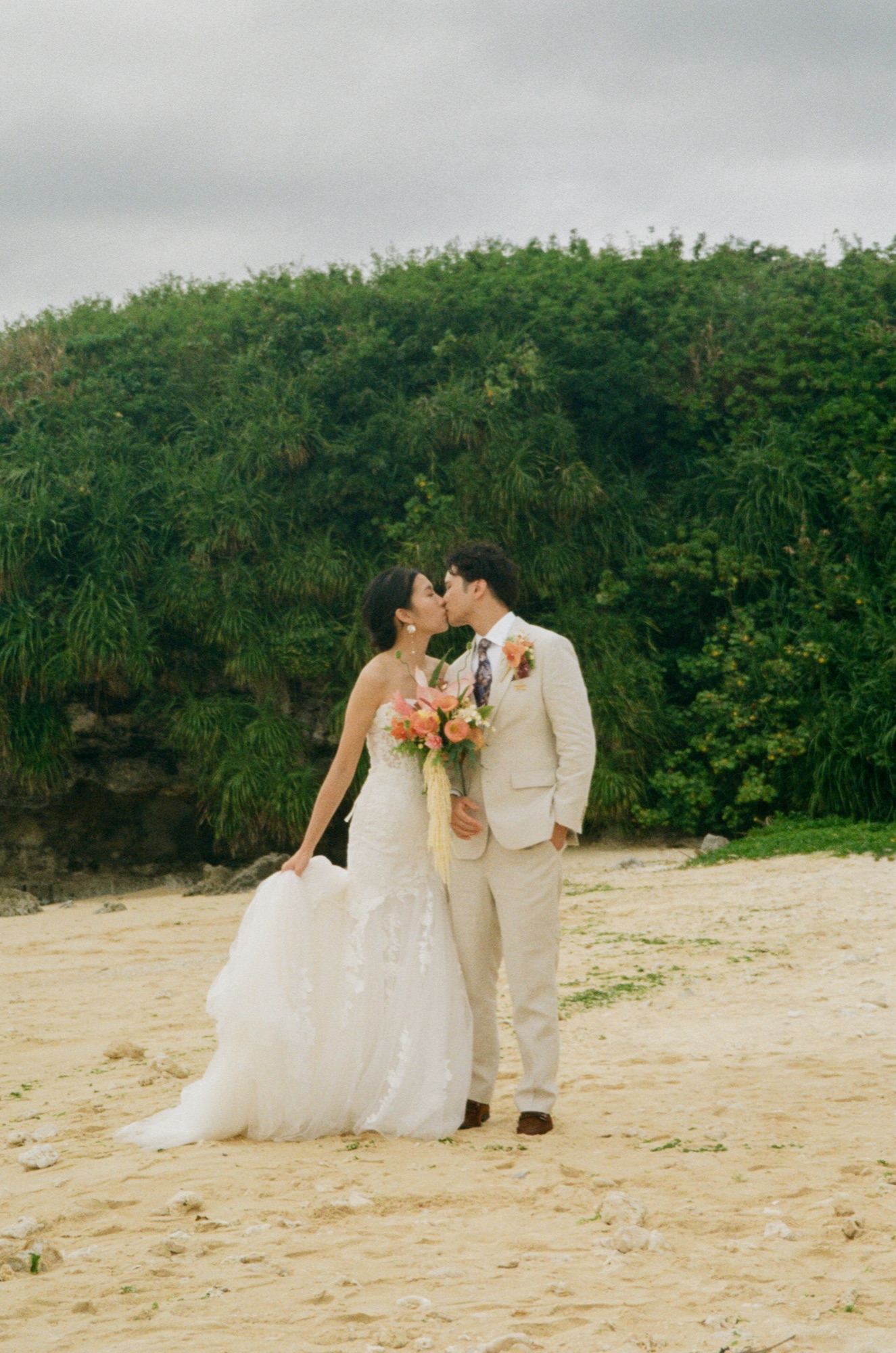 Jon & Constance Okinawa wedding on 35mm film