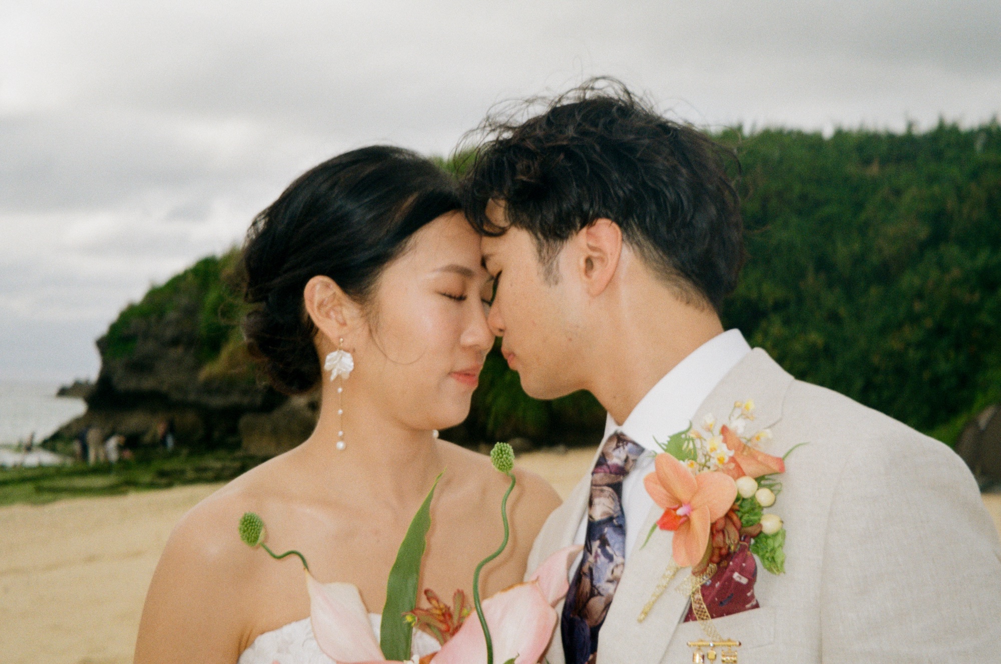 Jon & Constance Okinawa wedding on 35mm film