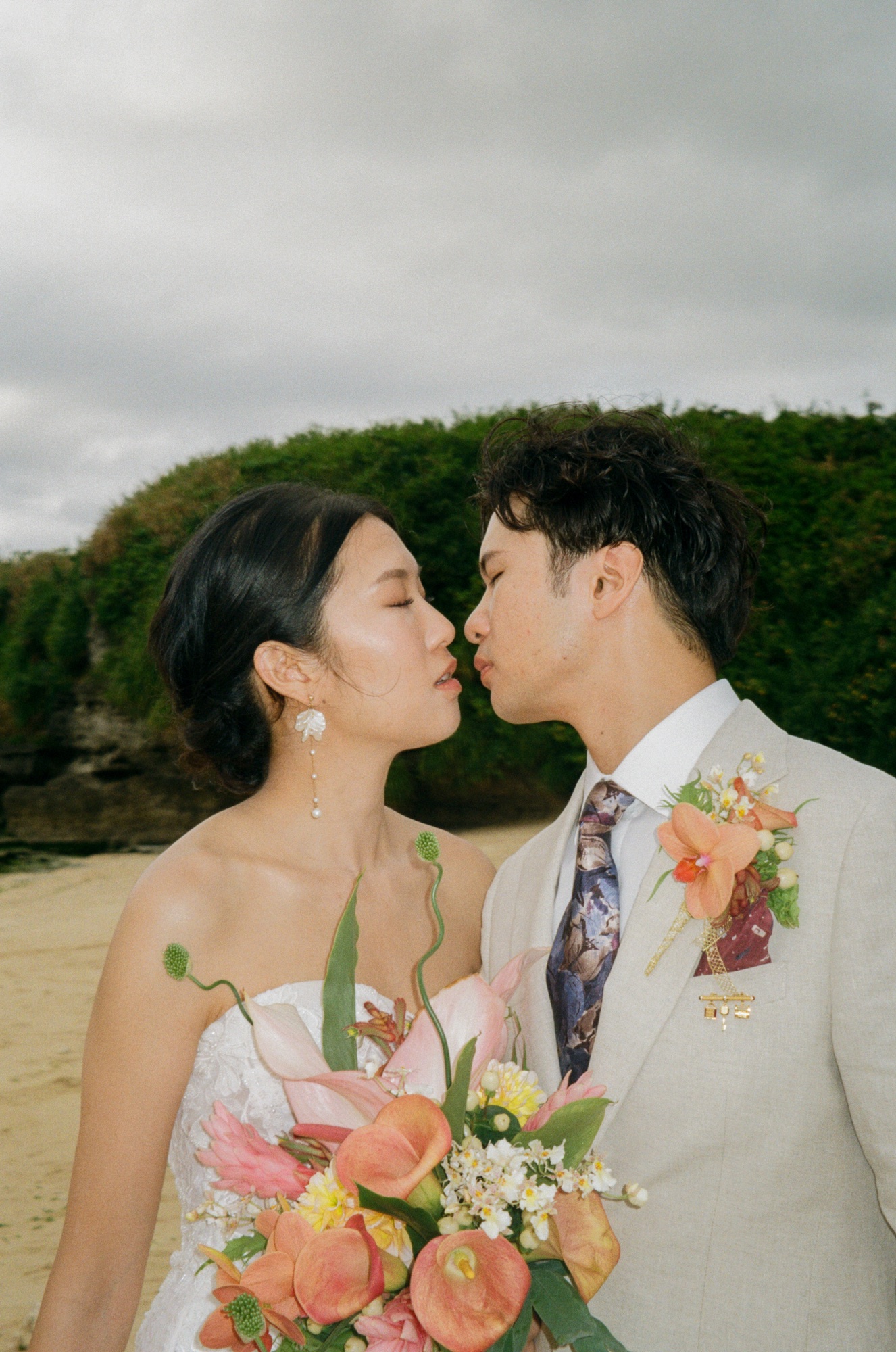 Jon & Constance Okinawa wedding on 35mm film