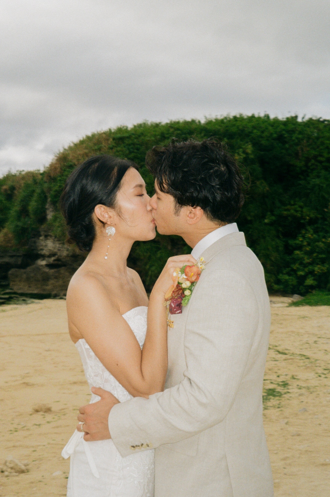 Jon & Constance Okinawa wedding on 35mm film