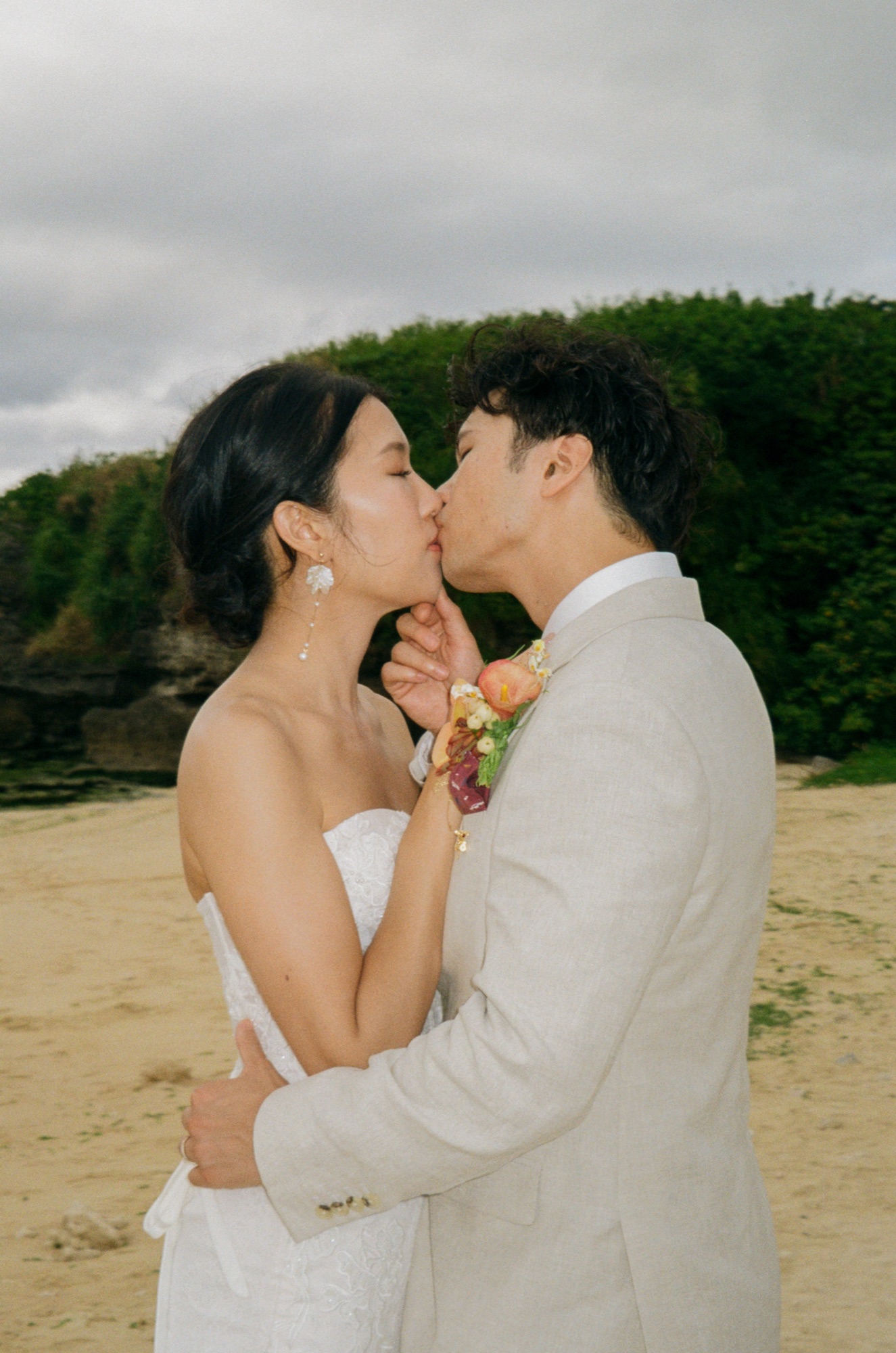 Jon & Constance Okinawa wedding on 35mm film