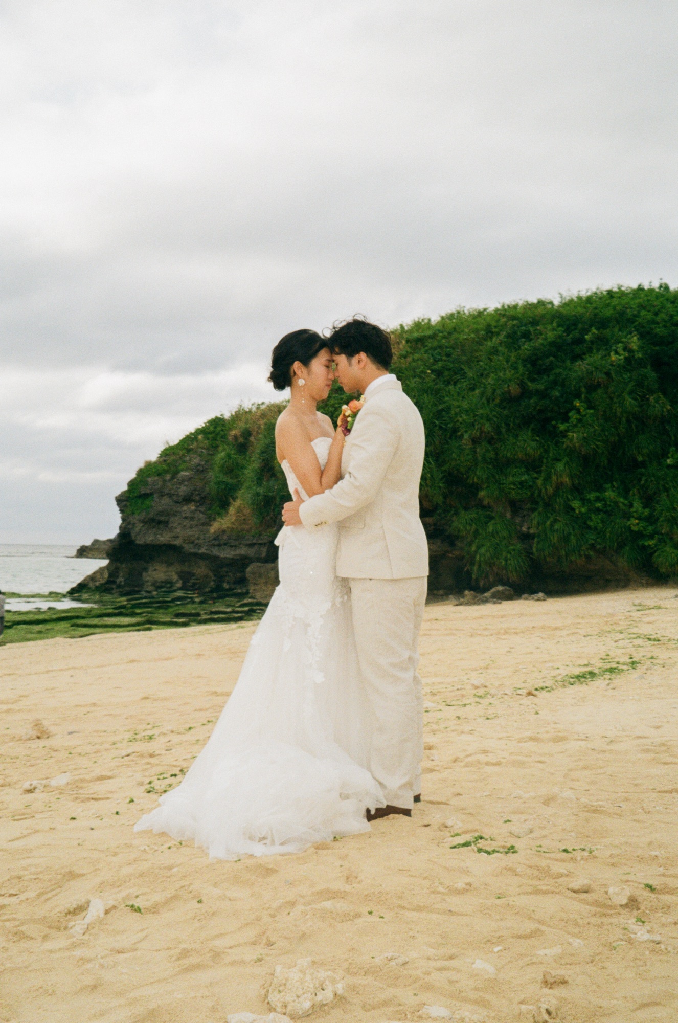 Jon & Constance Okinawa wedding on 35mm film