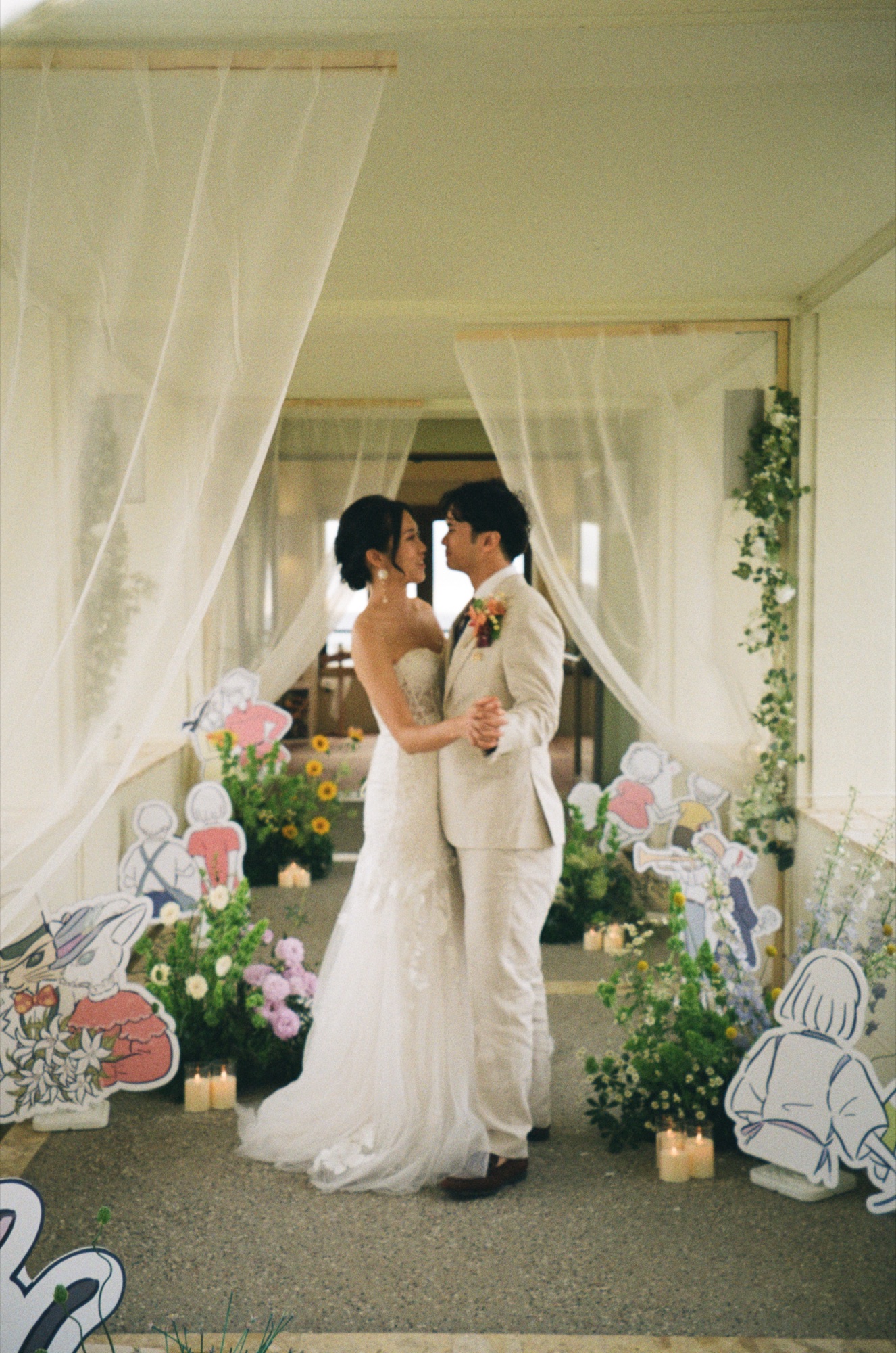 Jon & Constance Okinawa wedding on 35mm film