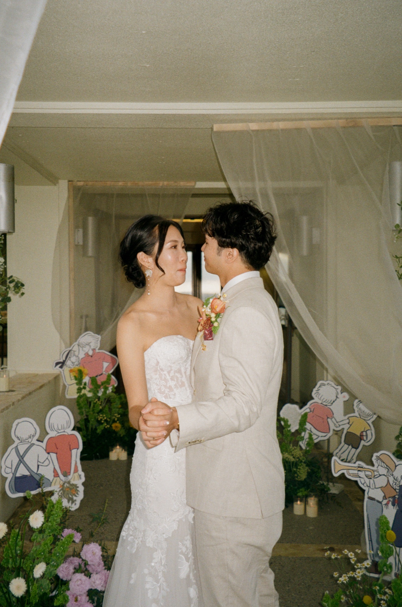 Jon & Constance Okinawa wedding on 35mm film