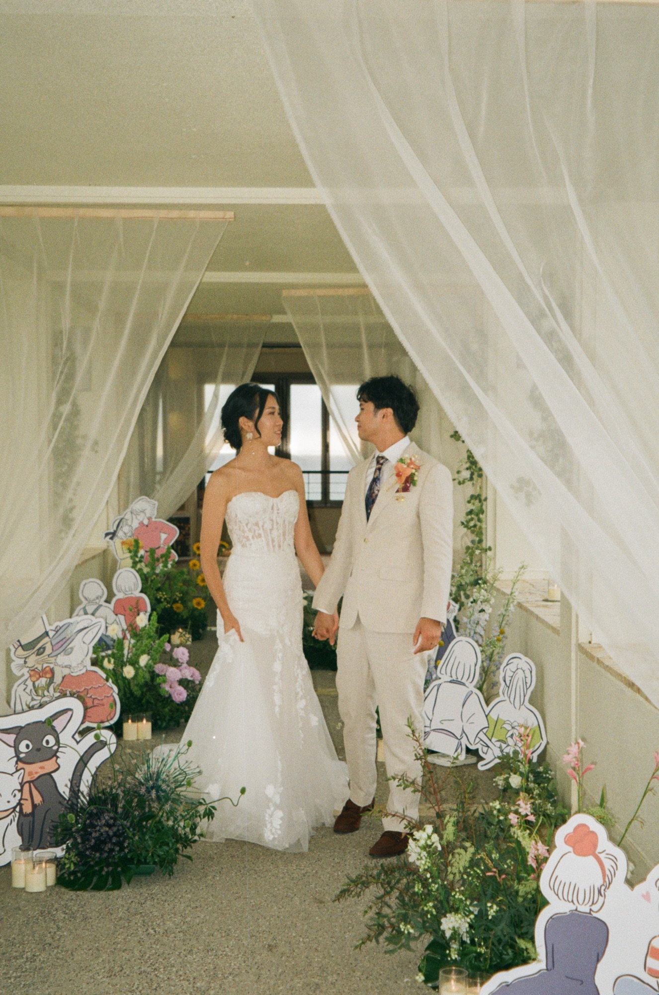 Jon & Constance Okinawa wedding on 35mm film