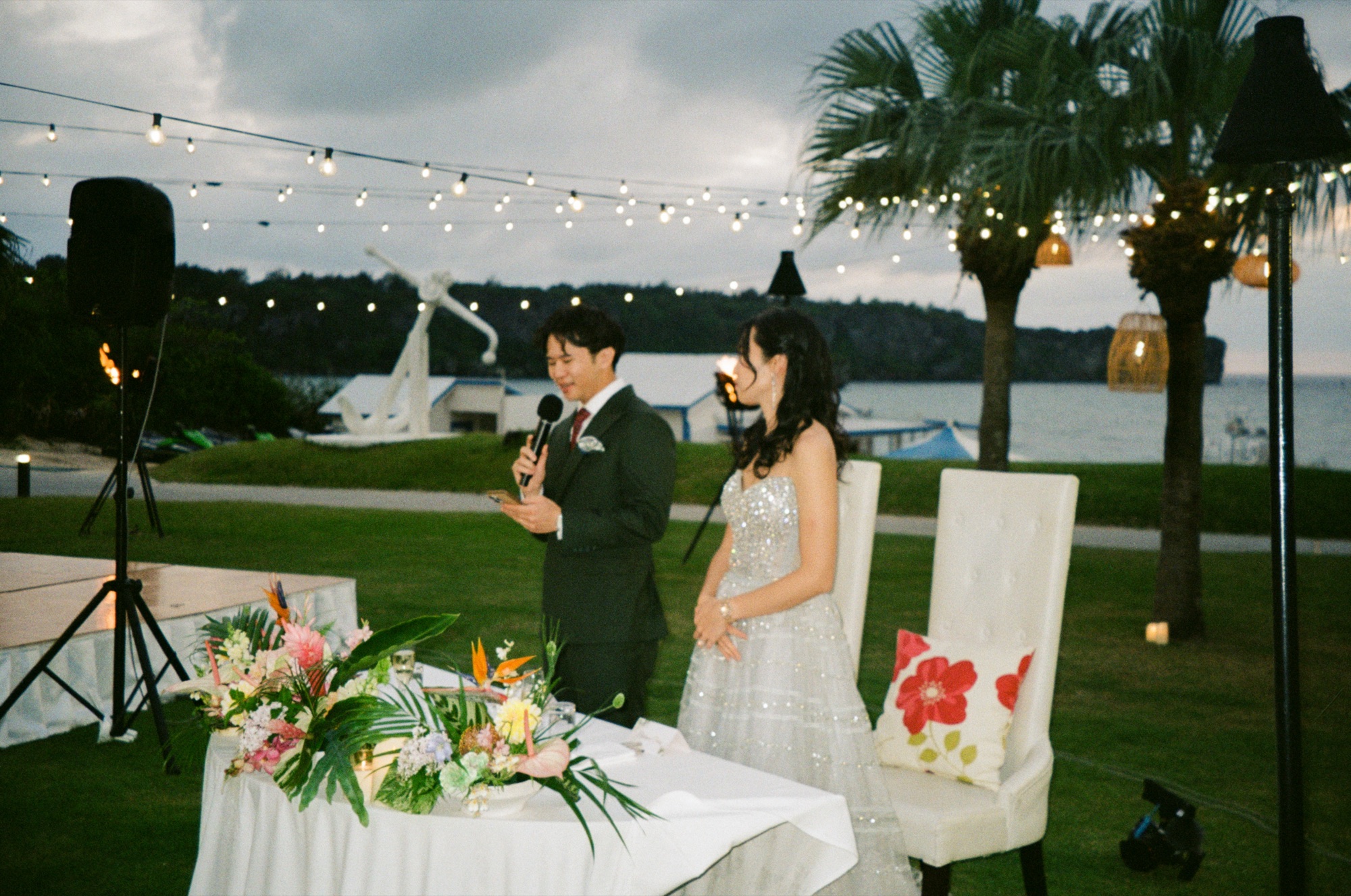 Jon & Constance Okinawa wedding on 35mm film