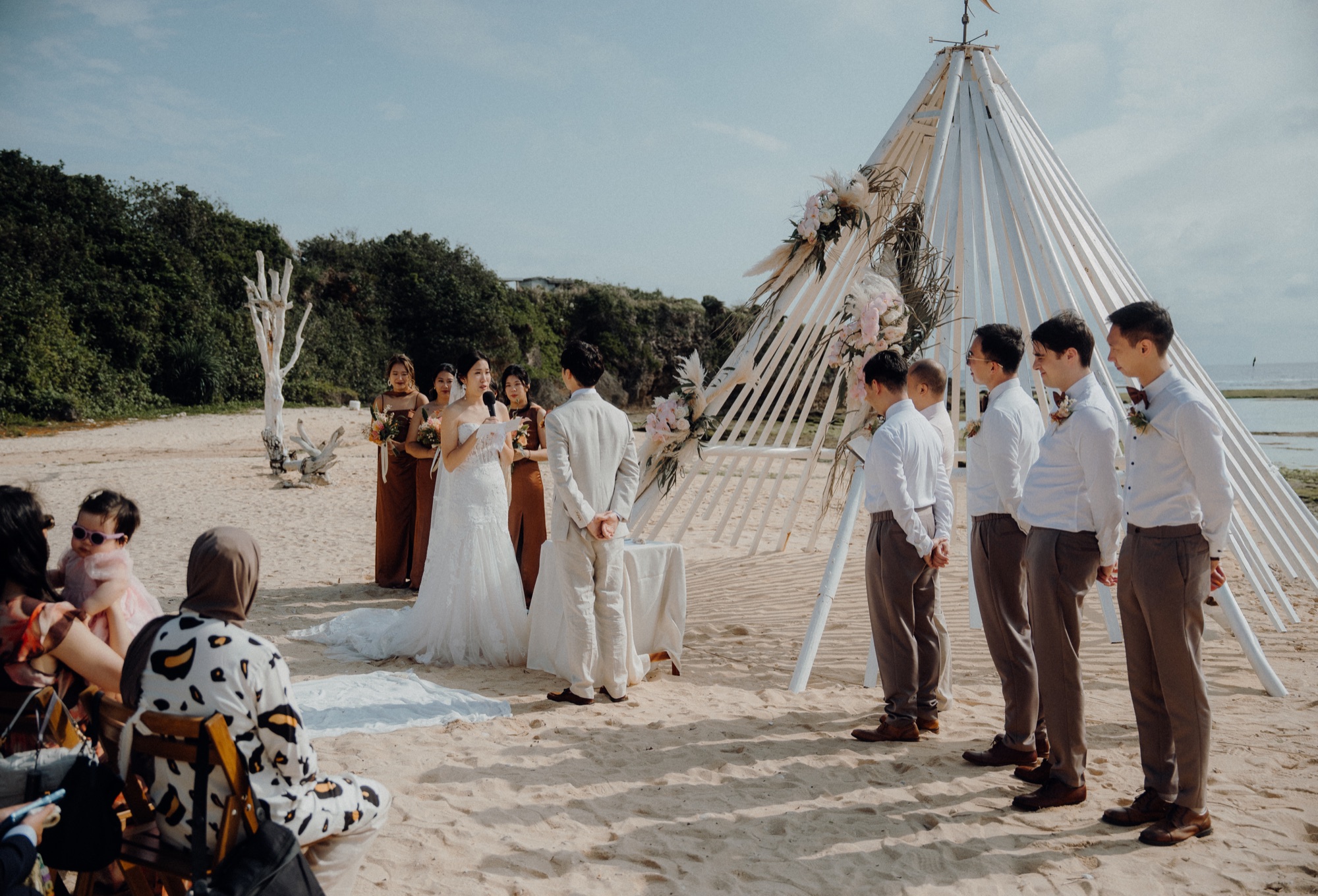 Jon & Constance destination wedding at ANA InterContinental Manza Beach Resort, Okinawa