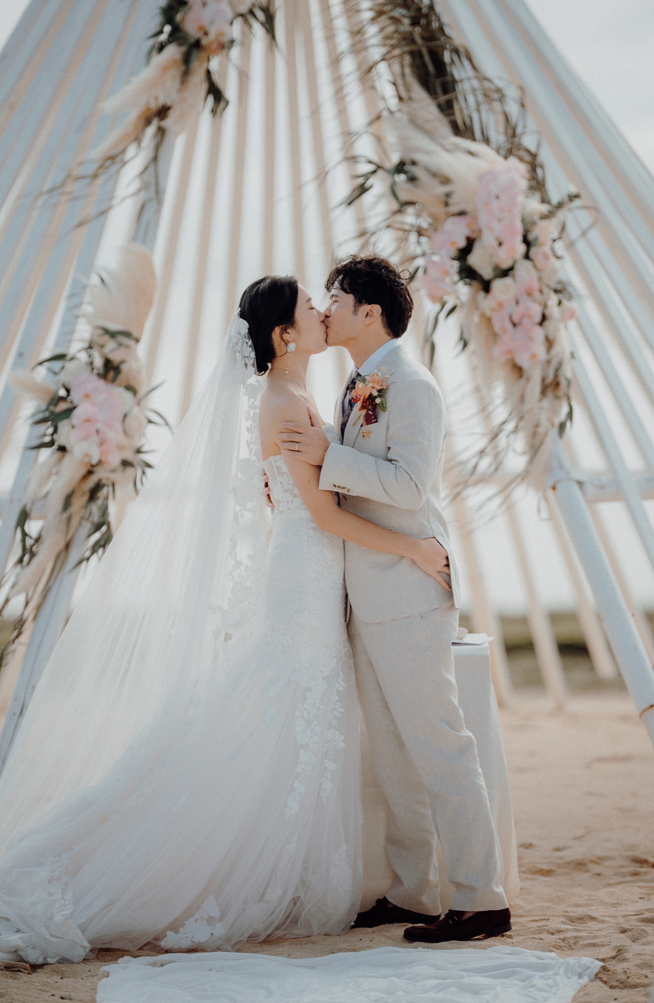 Jon & Constance destination wedding at ANA InterContinental Manza Beach Resort, Okinawa