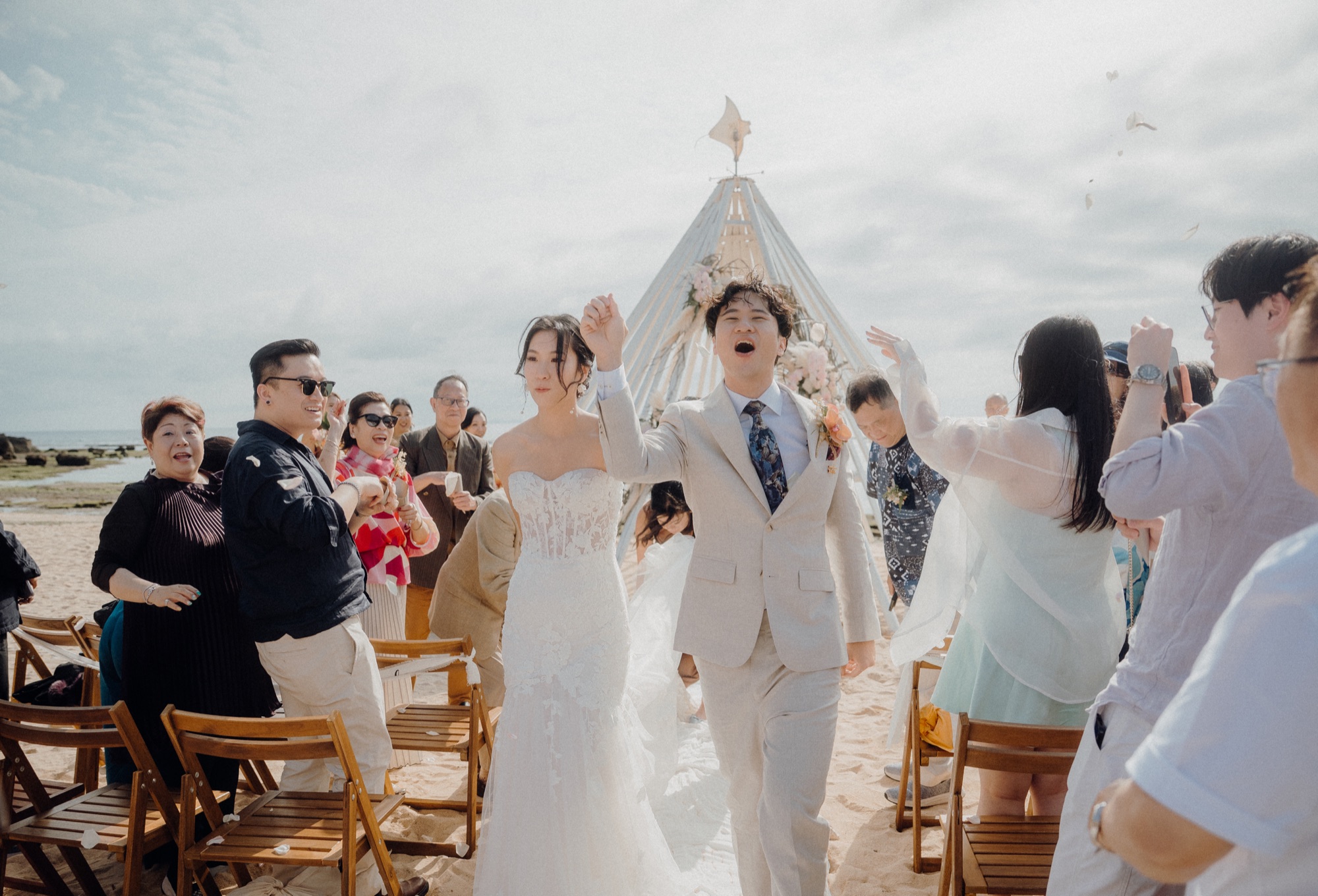 Jon & Constance destination wedding at ANA InterContinental Manza Beach Resort, Okinawa