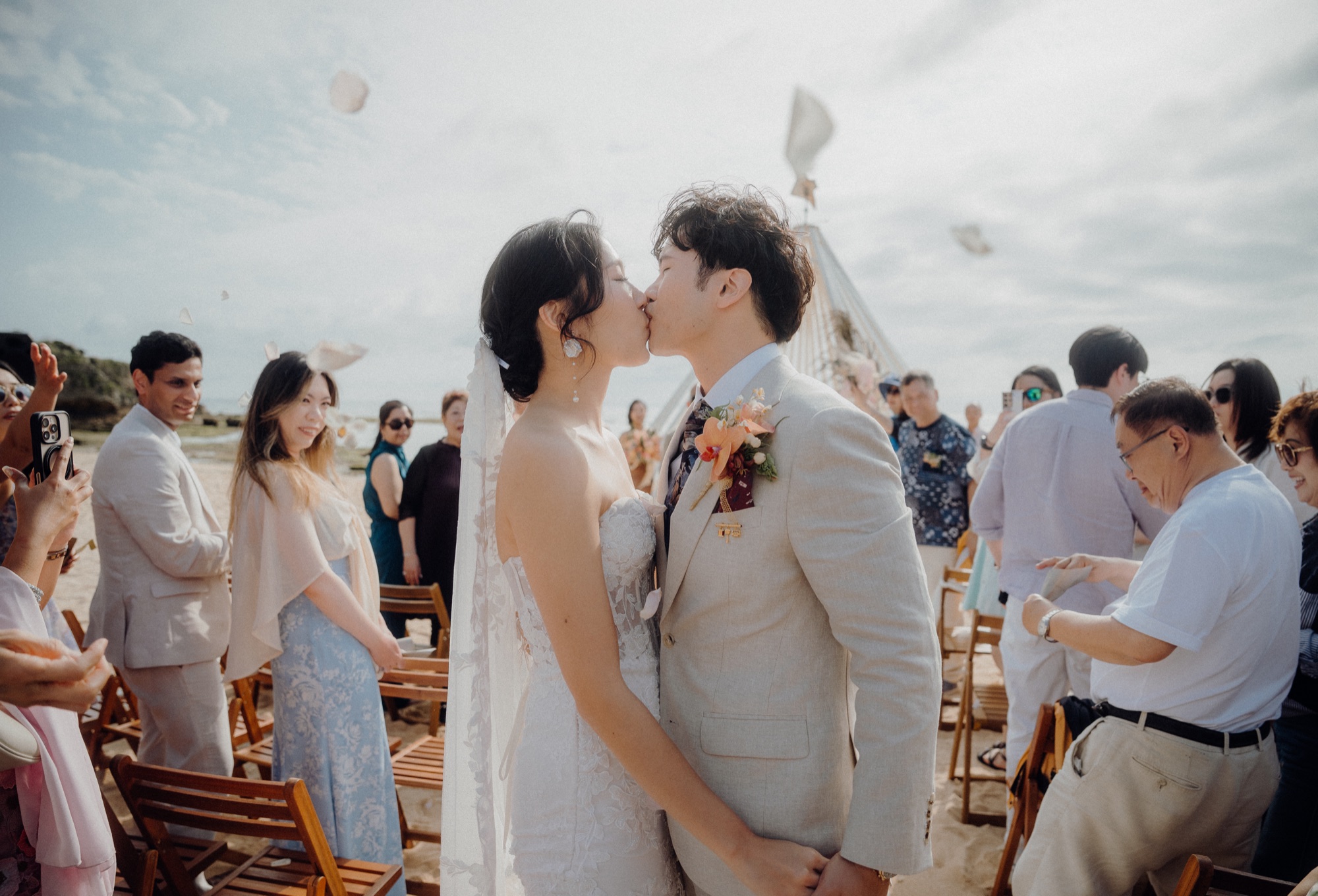 Jon & Constance destination wedding at ANA InterContinental Manza Beach Resort, Okinawa