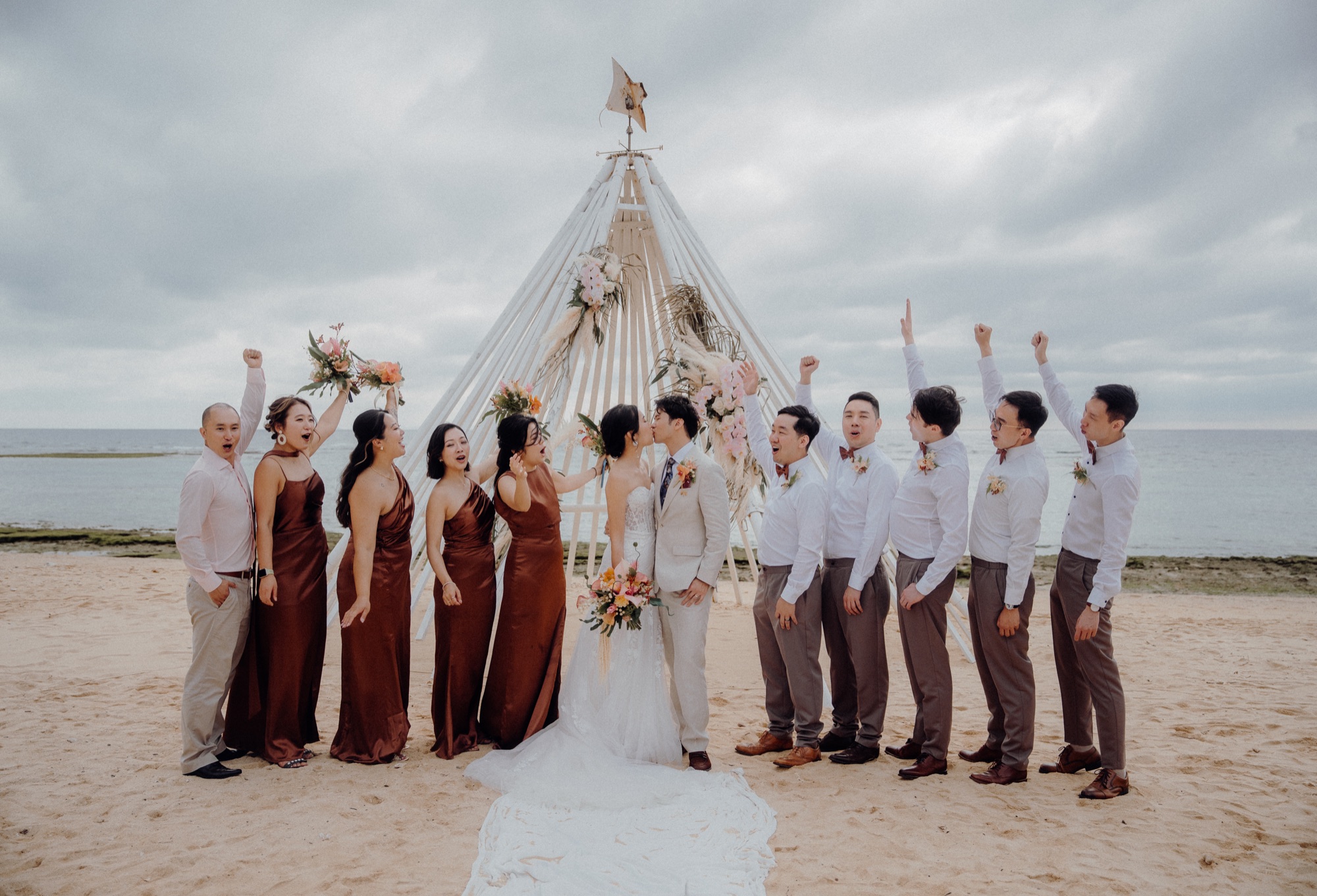 Jon & Constance destination wedding at ANA InterContinental Manza Beach Resort, Okinawa