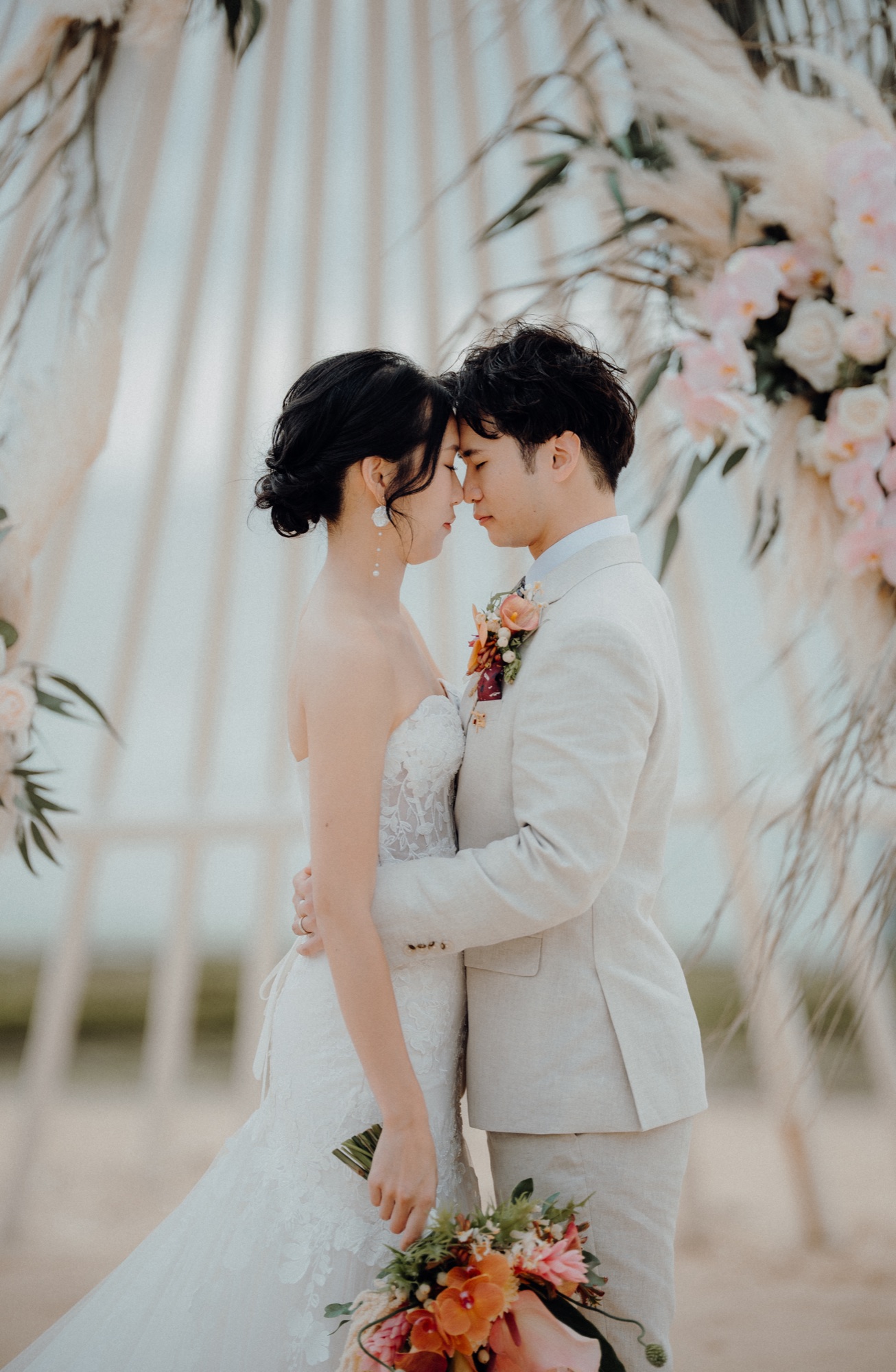 Jon & Constance destination wedding at ANA InterContinental Manza Beach Resort, Okinawa