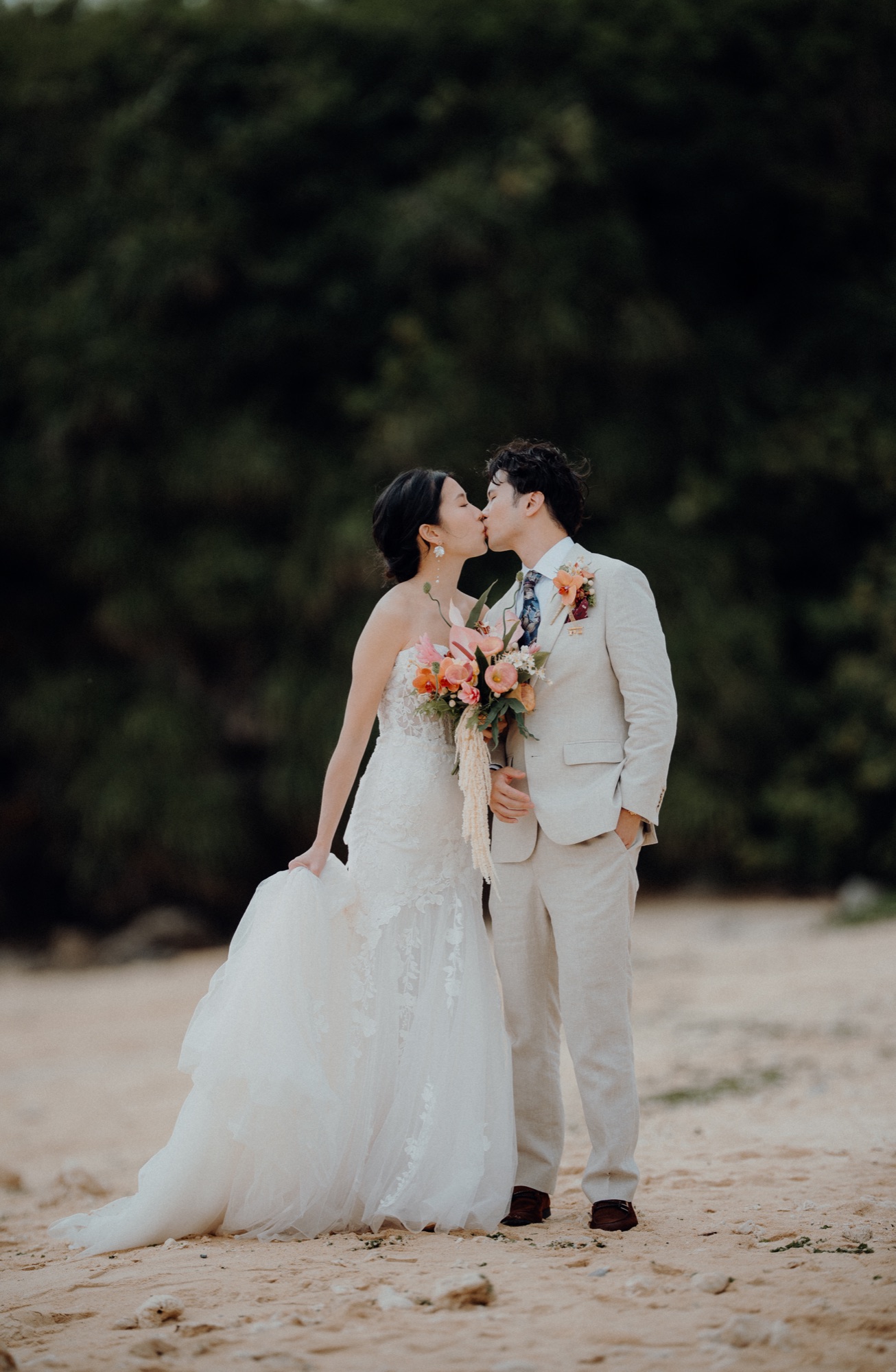 Jon & Constance destination wedding at ANA InterContinental Manza Beach Resort, Okinawa