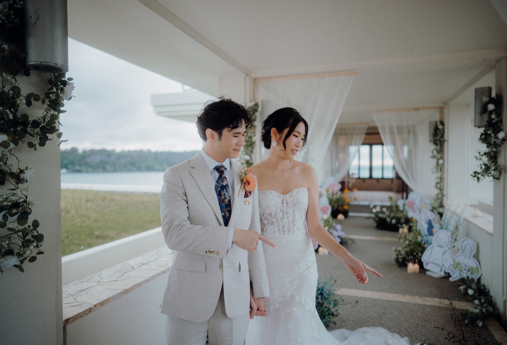 Jon & Constance destination wedding at ANA InterContinental Manza Beach Resort, Okinawa