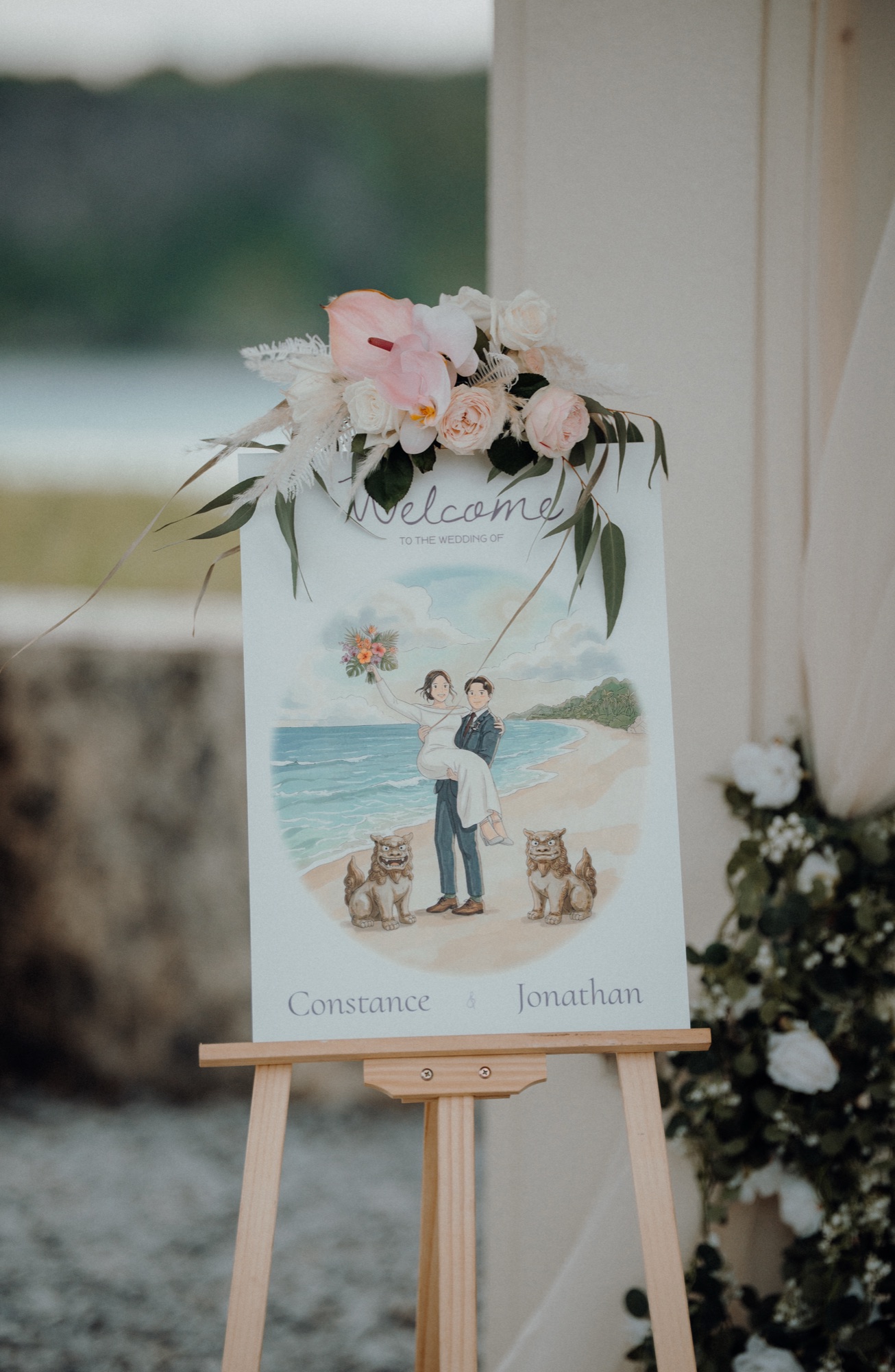 Jon & Constance destination wedding at ANA InterContinental Manza Beach Resort, Okinawa