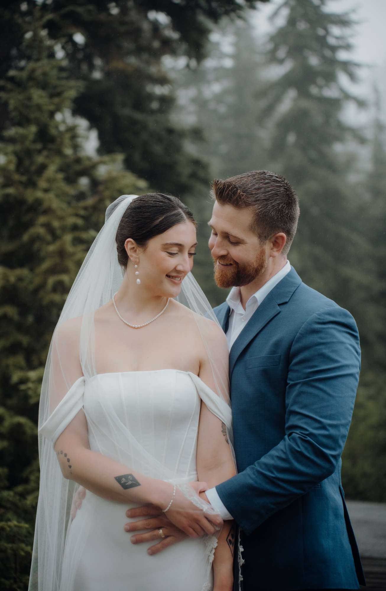 Kyle & Sahale destination session at Picture Lake, Mount Baker, WA