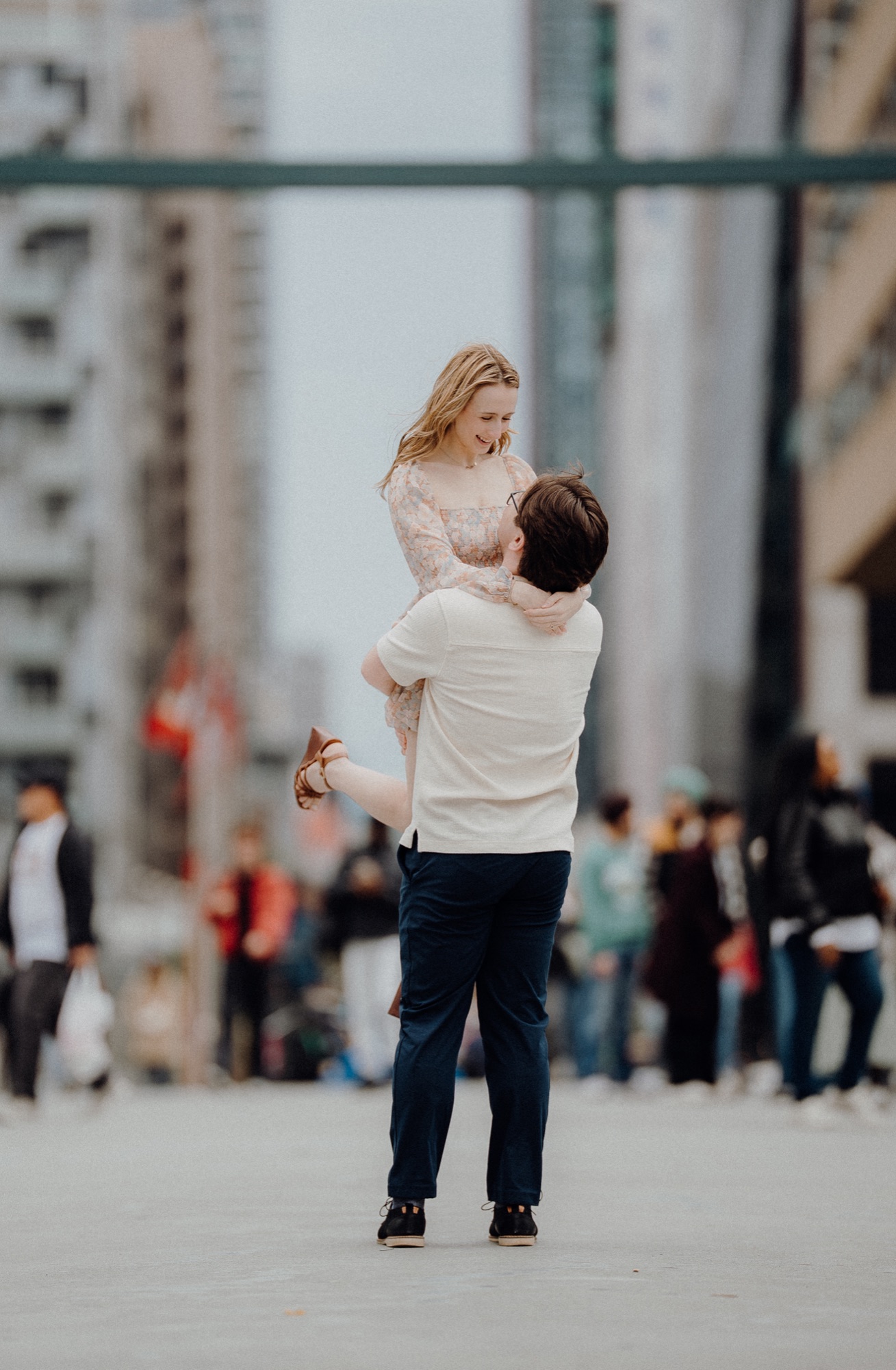 David and Alyana engagement session at the Rogers Centre in Toronto