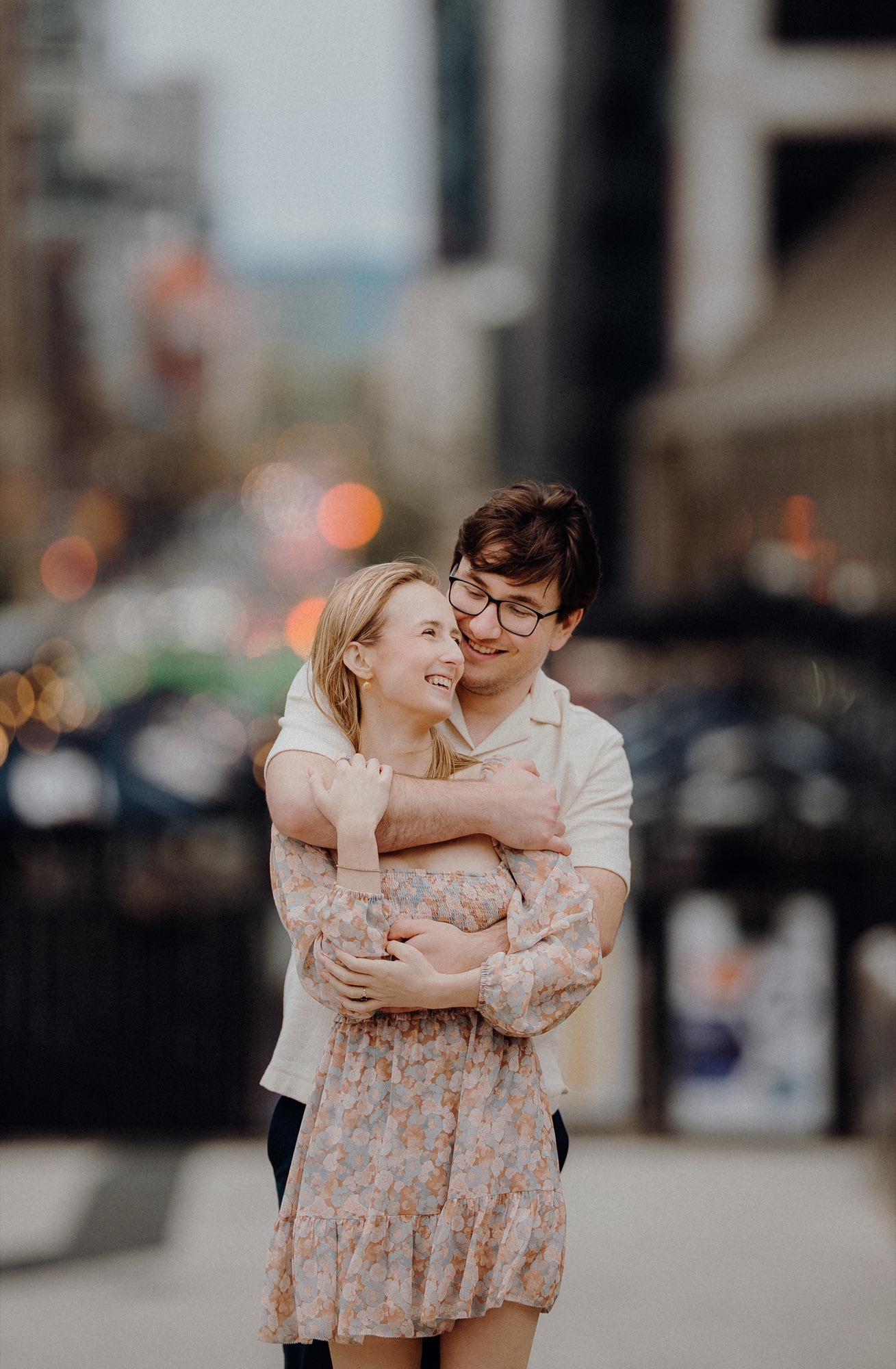 David and Alyana engagement session at the Rogers Centre in Toronto
