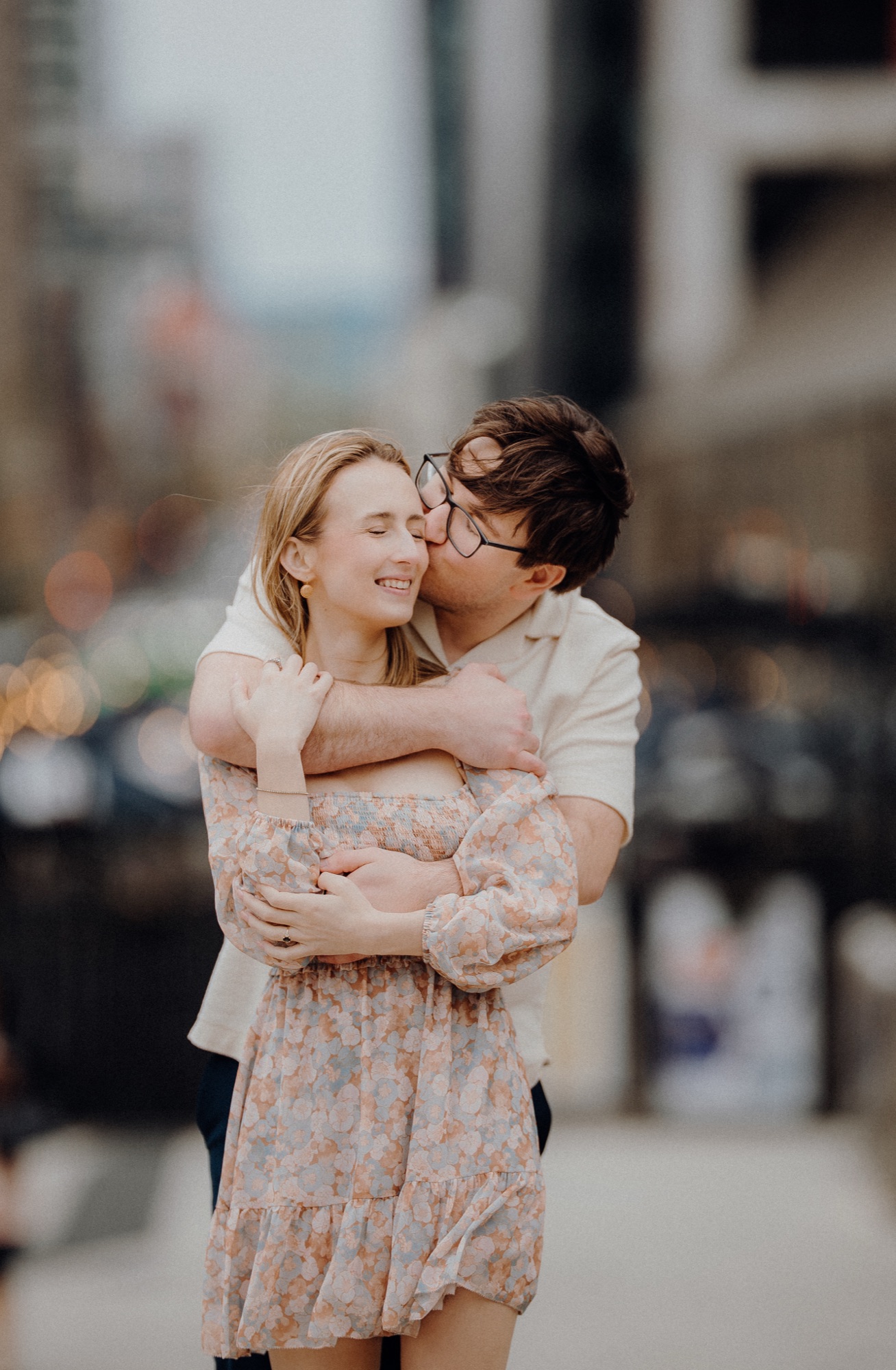 David and Alyana engagement session at the Rogers Centre in Toronto