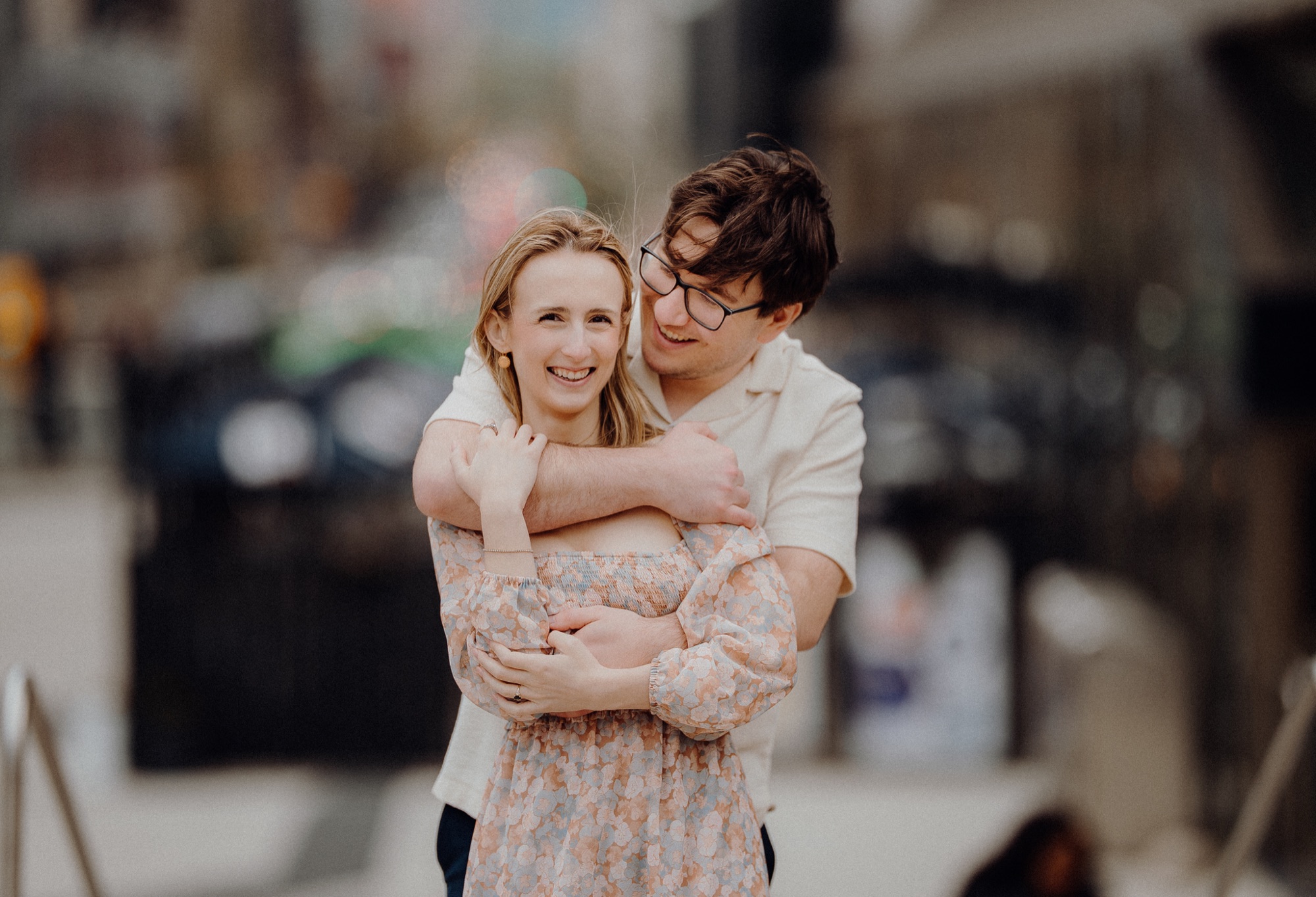 David and Alyana engagement session at the Rogers Centre in Toronto