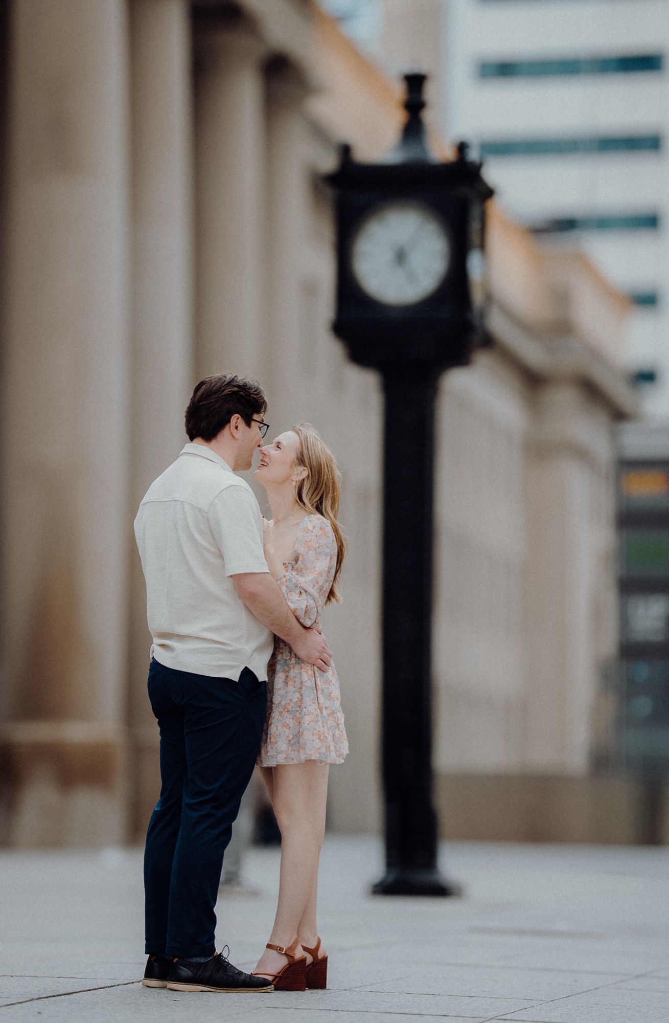 David and Alyana engagement session at the Rogers Centre in Toronto