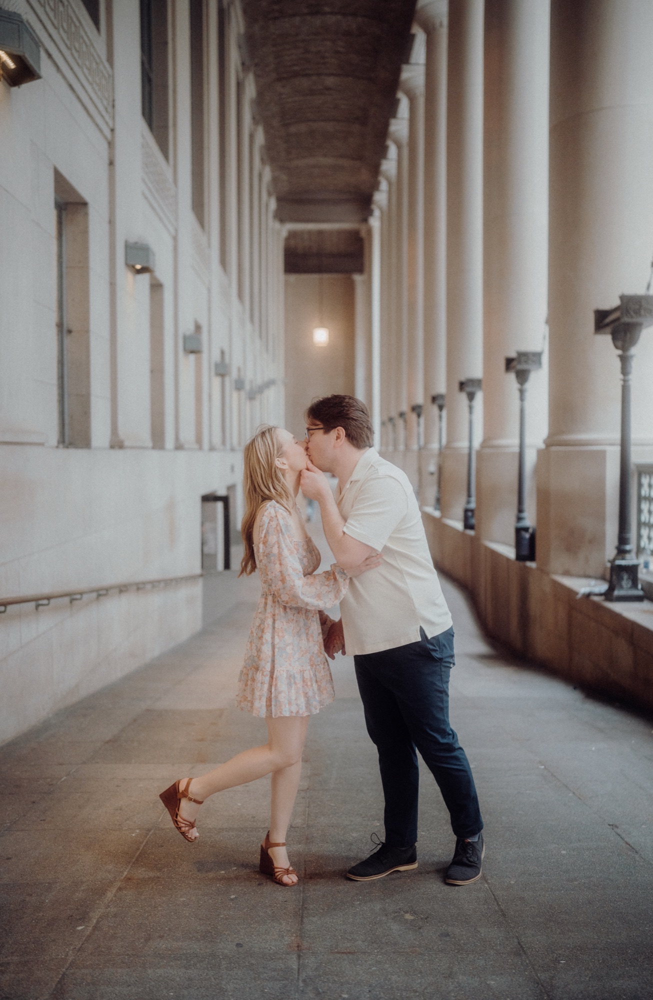 David and Alyana engagement session at the Rogers Centre in Toronto