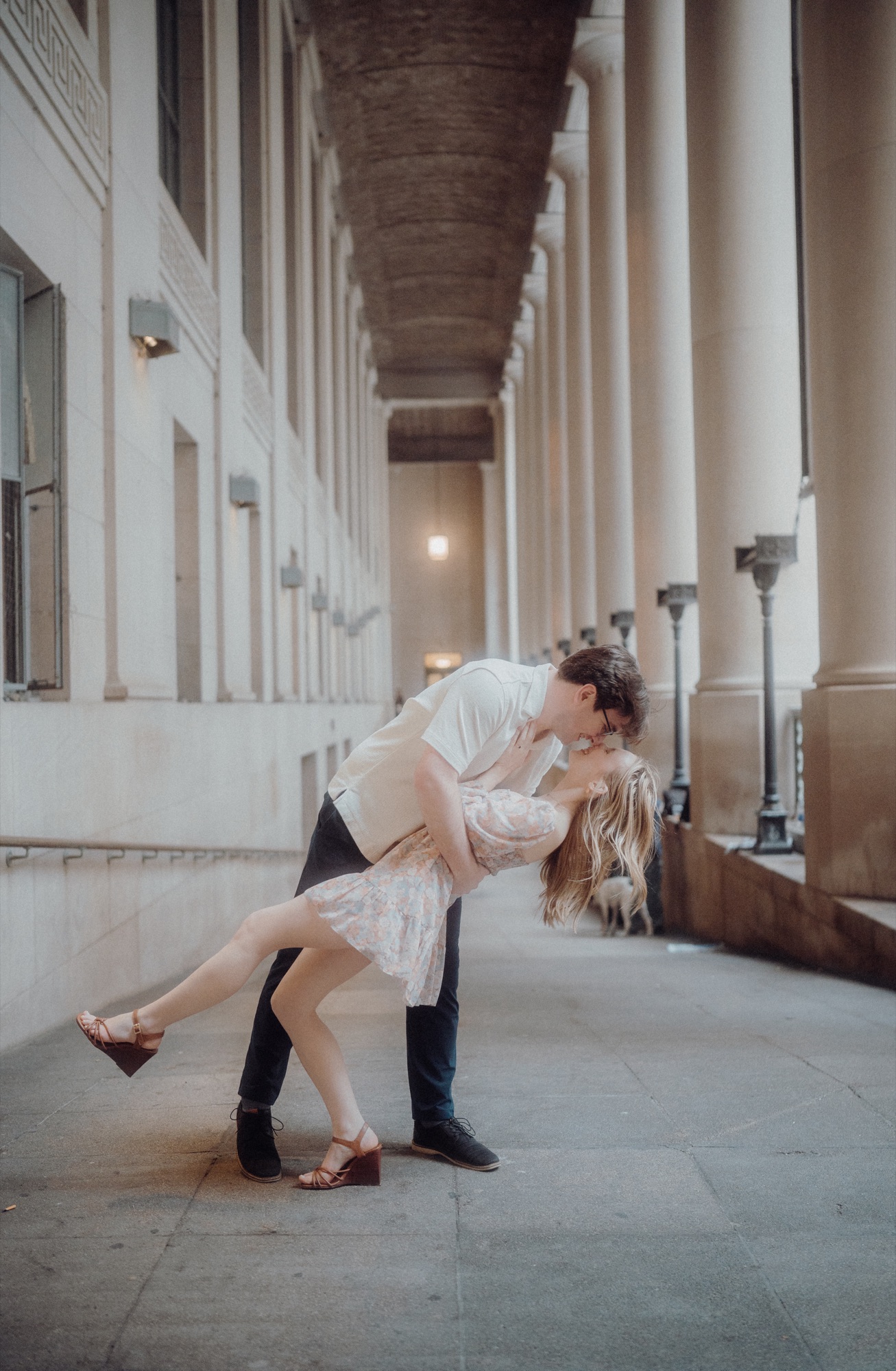 David and Alyana engagement session at the Rogers Centre in Toronto