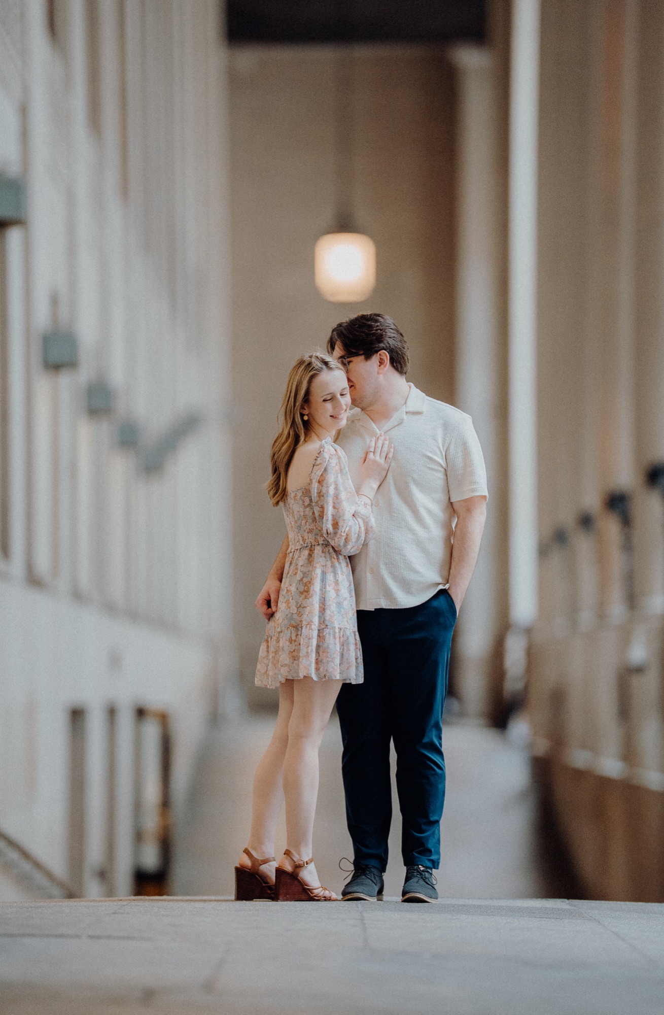 David and Alyana engagement session at the Rogers Centre in Toronto
