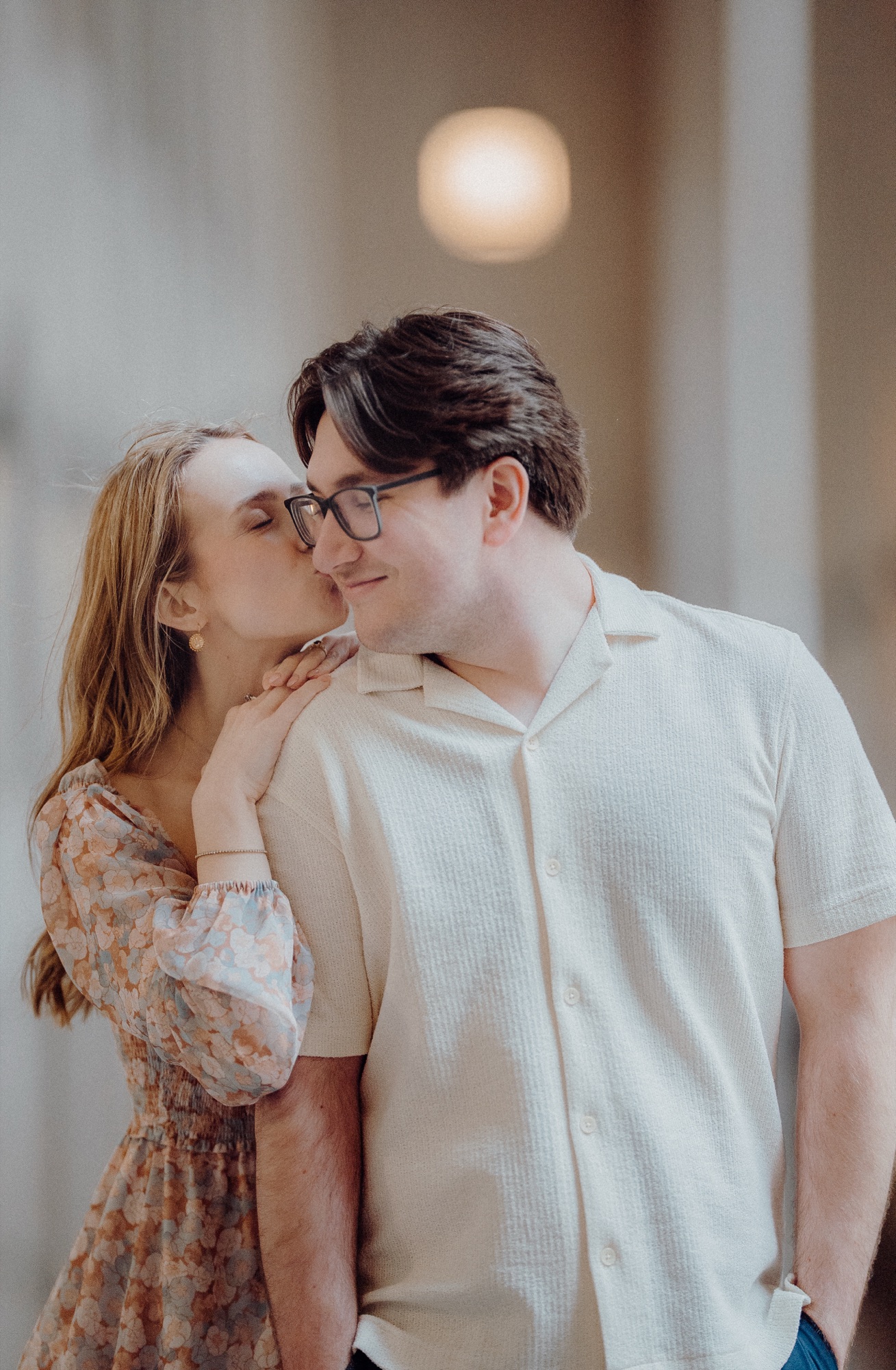 David and Alyana engagement session at the Rogers Centre in Toronto