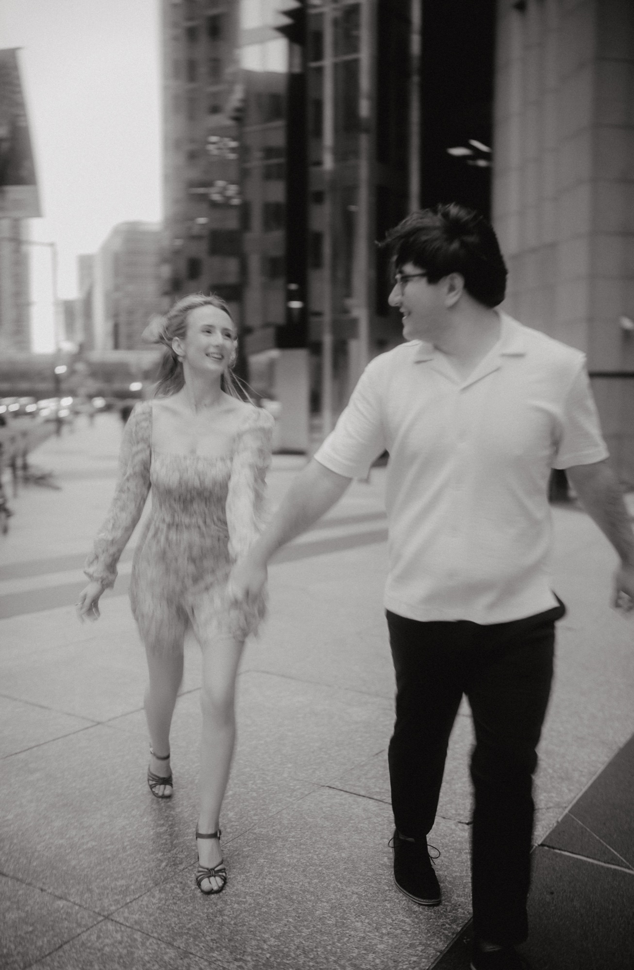 David and Alyana engagement session at the Rogers Centre in Toronto