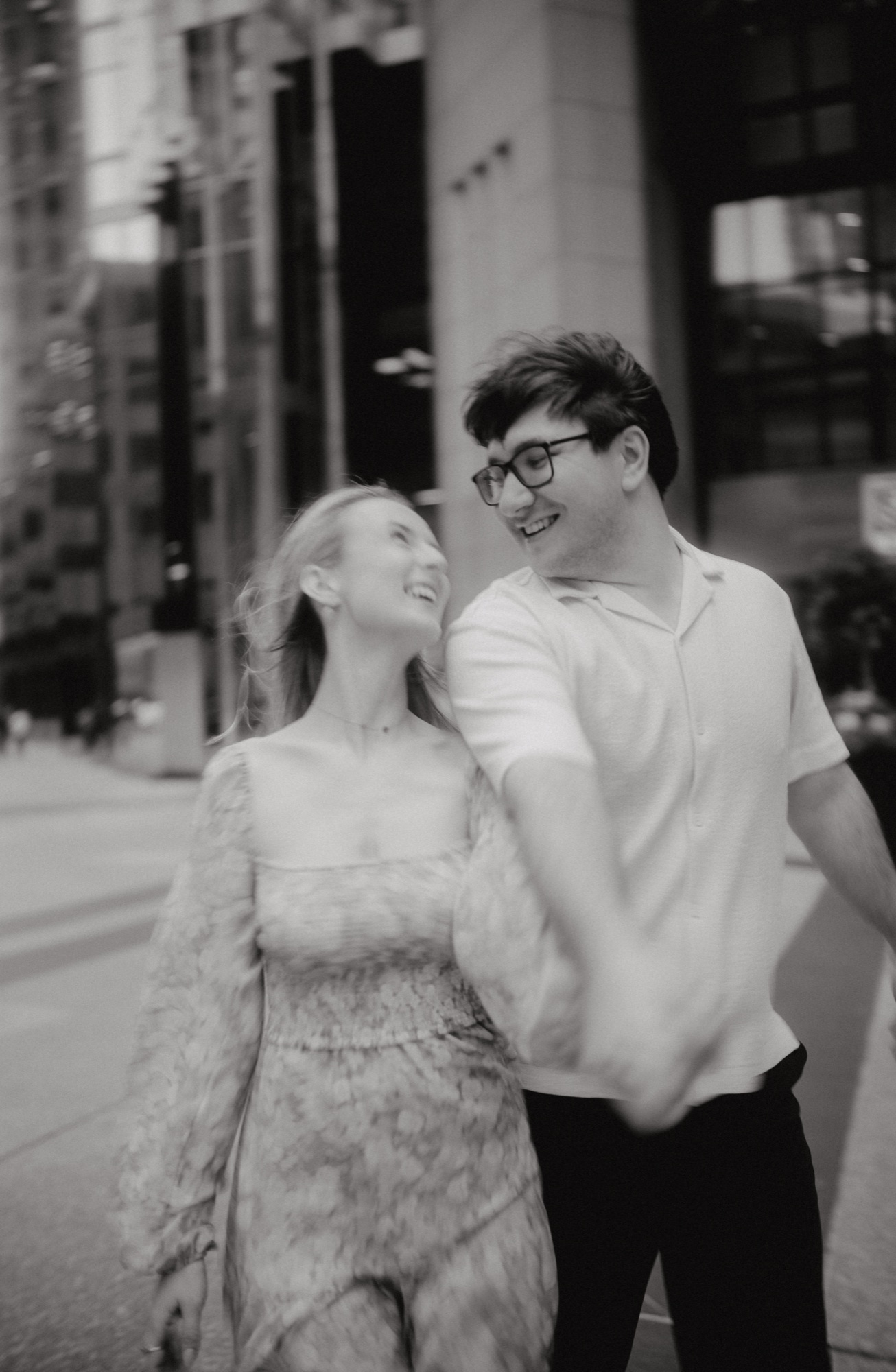 David and Alyana engagement session at the Rogers Centre in Toronto