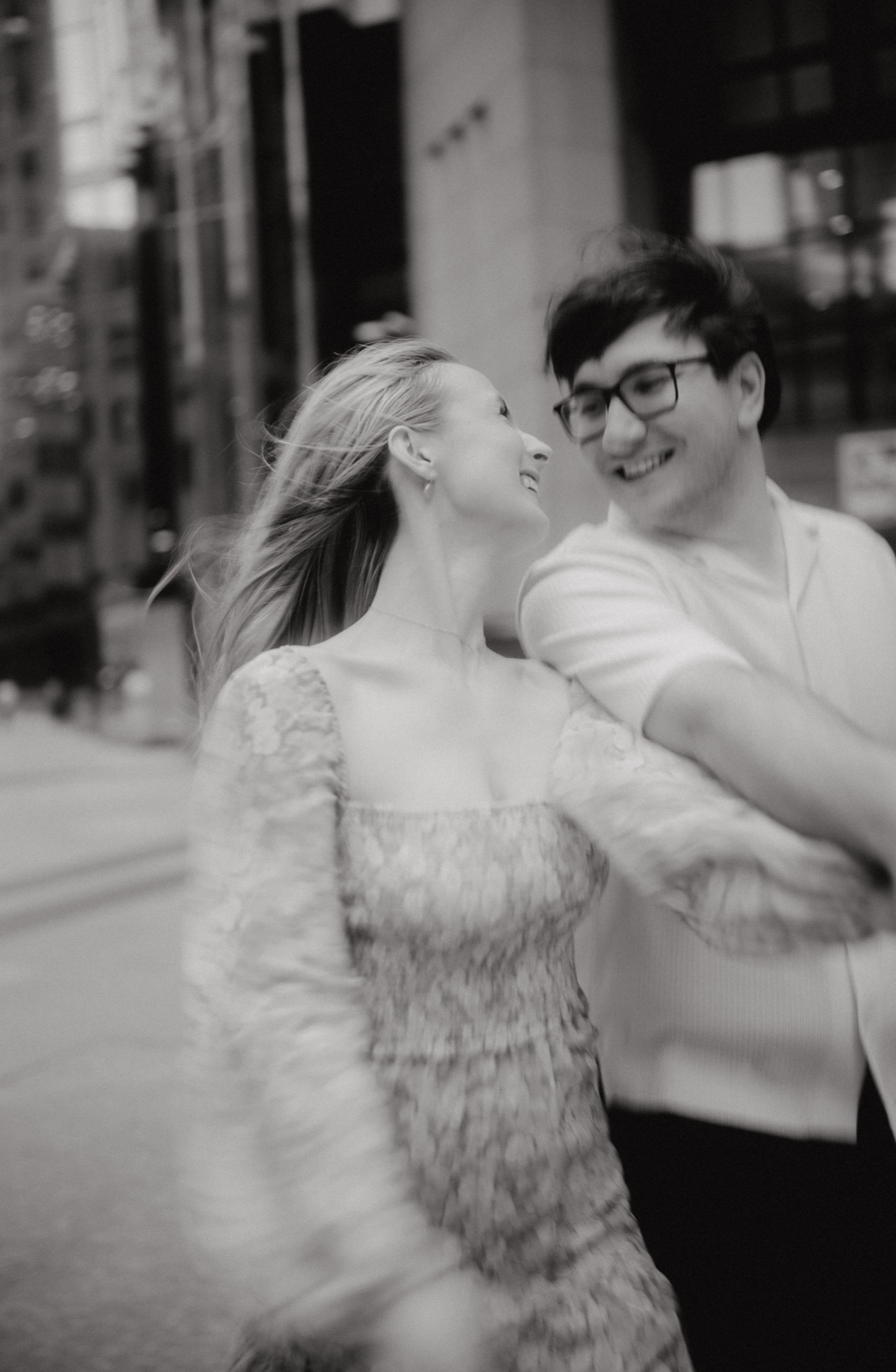 David and Alyana engagement session at the Rogers Centre in Toronto