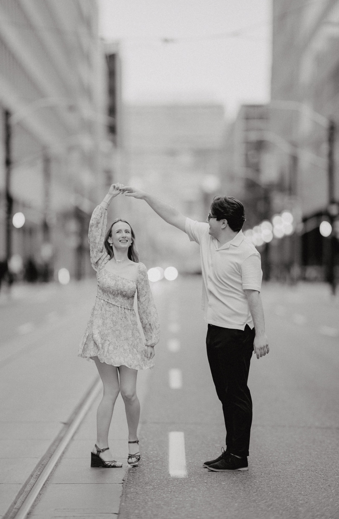 David and Alyana engagement session at the Rogers Centre in Toronto
