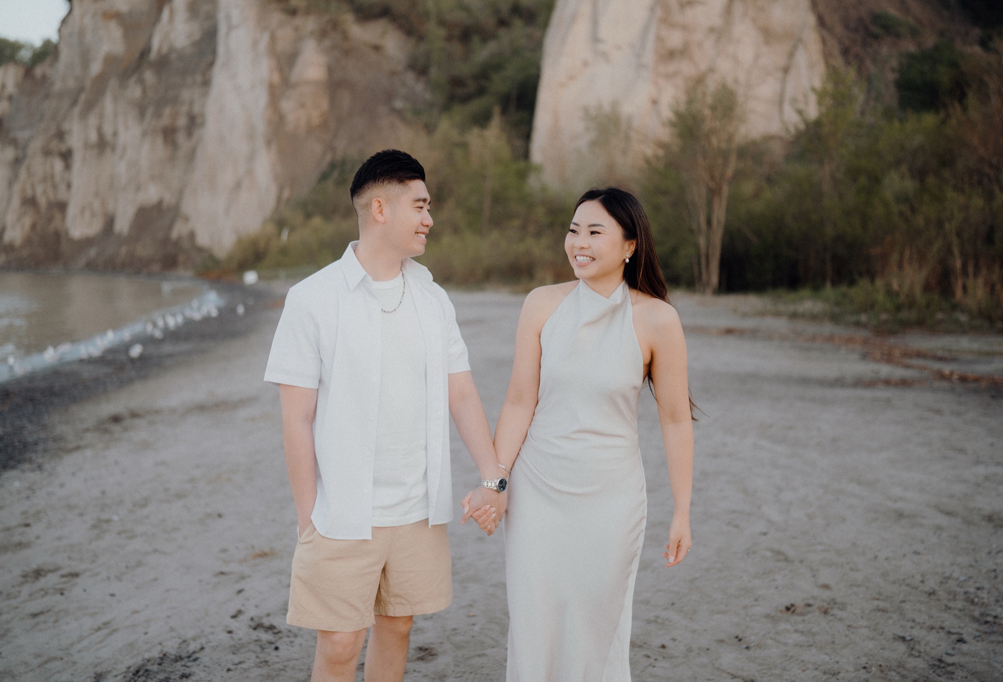 Tommy & Elen engagement session at Scarborough Bluffs, Scarborough, ON