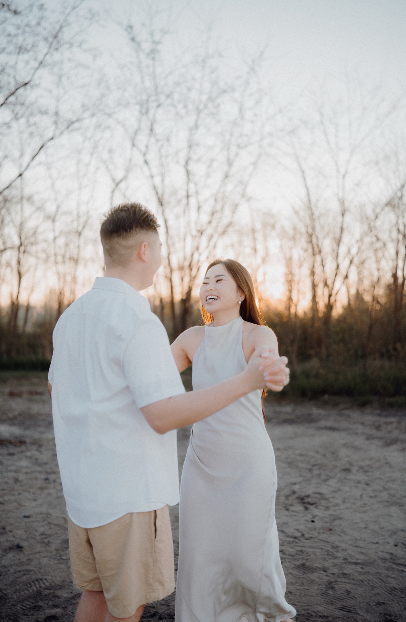 Tommy & Elen engagement session at Scarborough Bluffs, Scarborough, ON