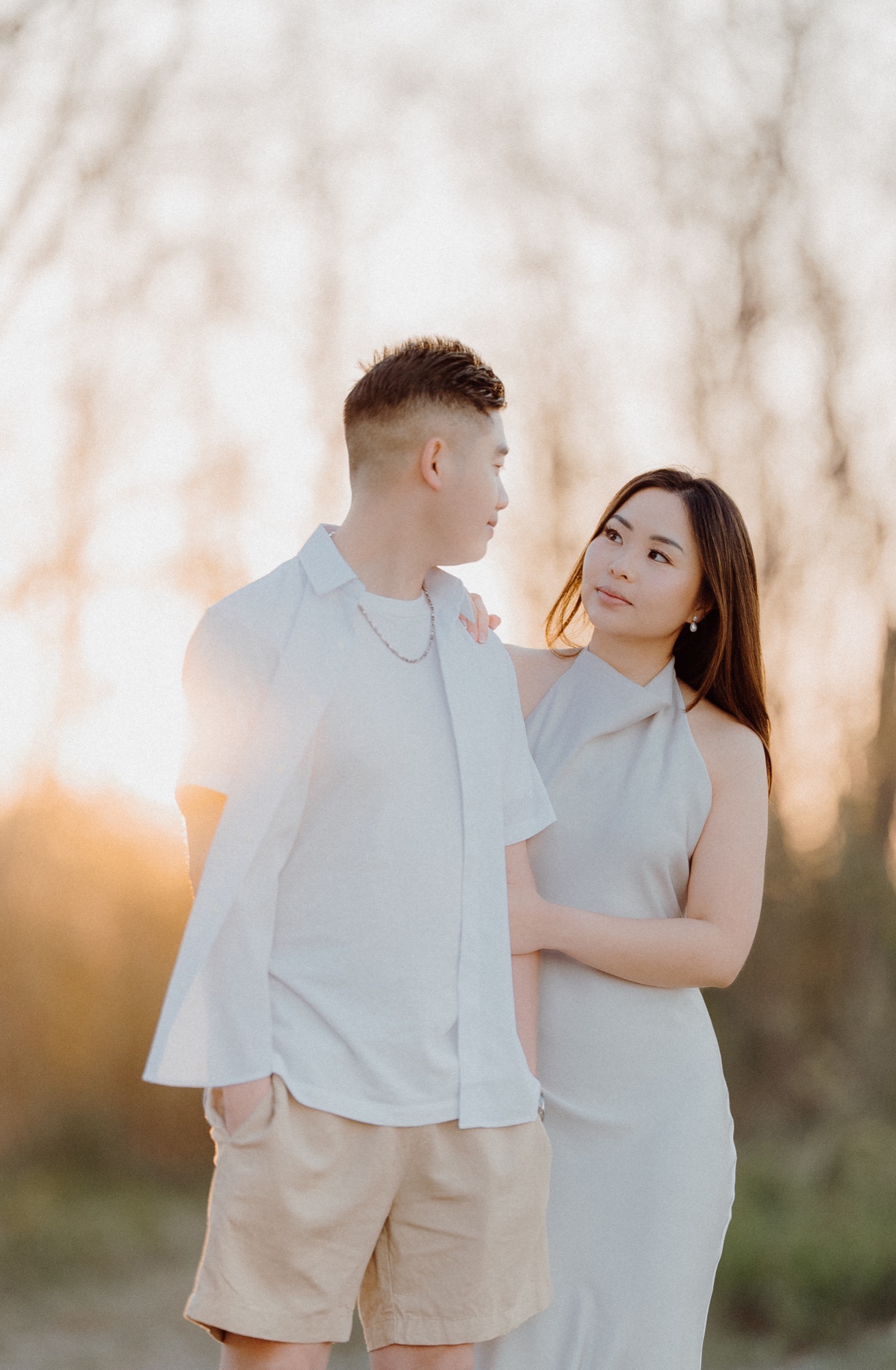 Tommy & Elen engagement session at Scarborough Bluffs, Scarborough, ON