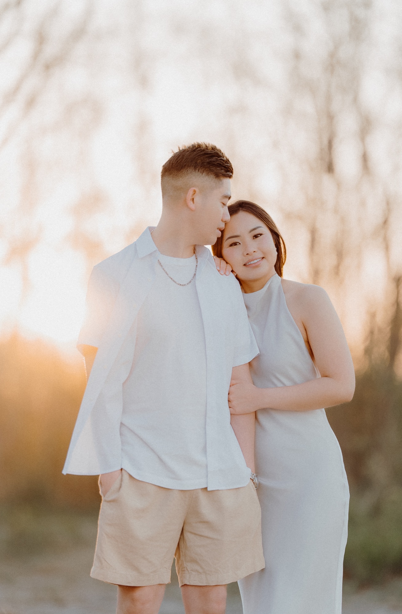 Tommy & Elen engagement session at Scarborough Bluffs, Scarborough, ON