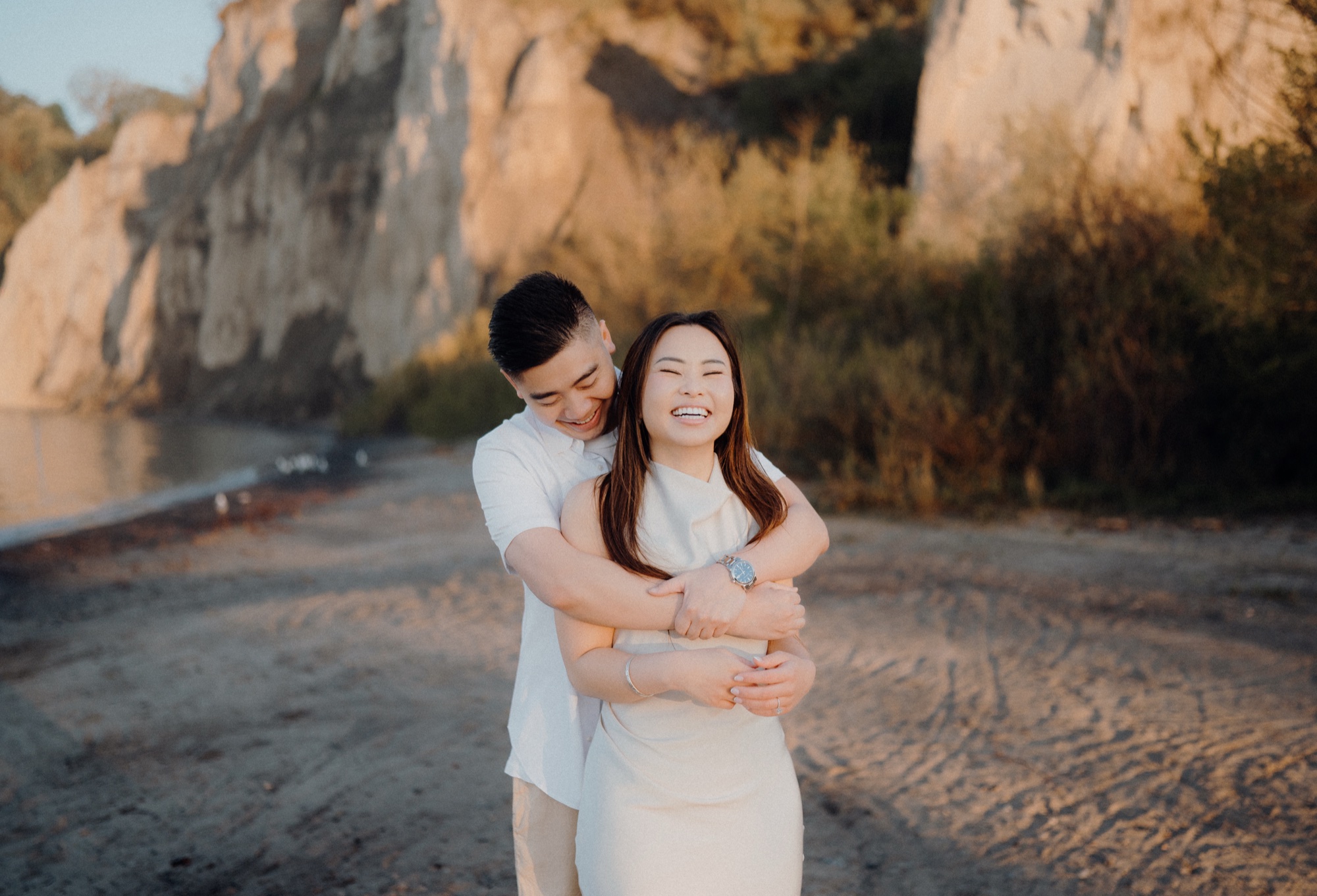Tommy & Elen engagement session at Scarborough Bluffs, Scarborough, ON