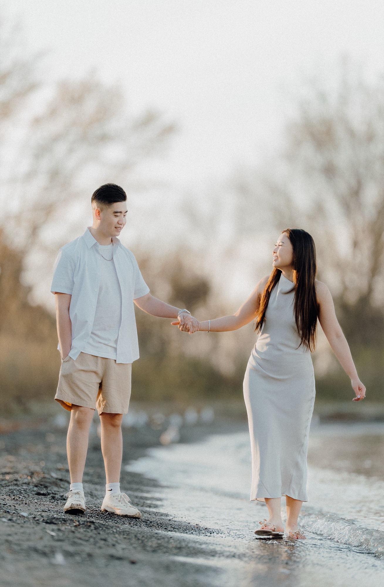 Tommy & Elen engagement session at Scarborough Bluffs, Scarborough, ON