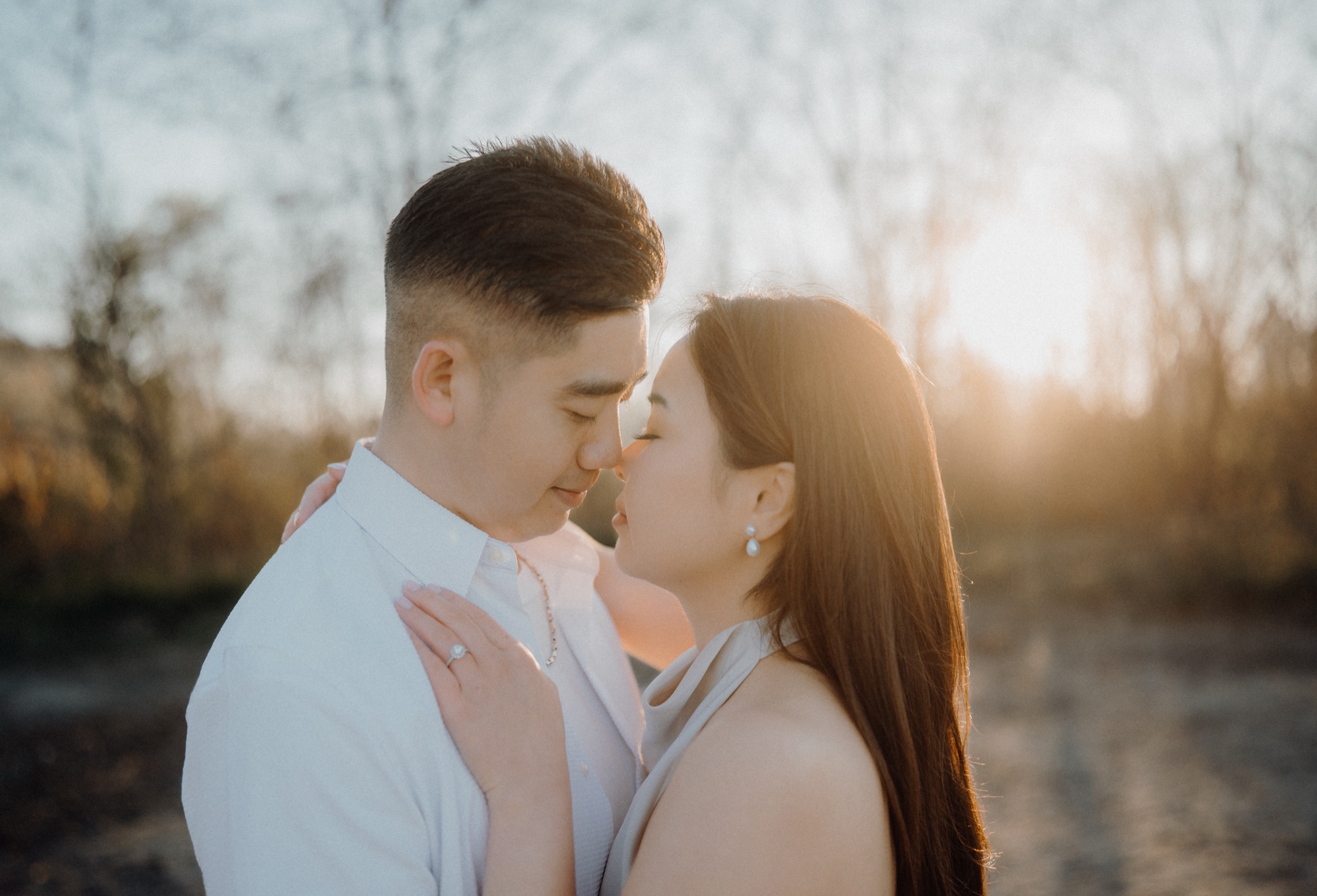 Tommy & Elen engagement session at Scarborough Bluffs, Scarborough, ON