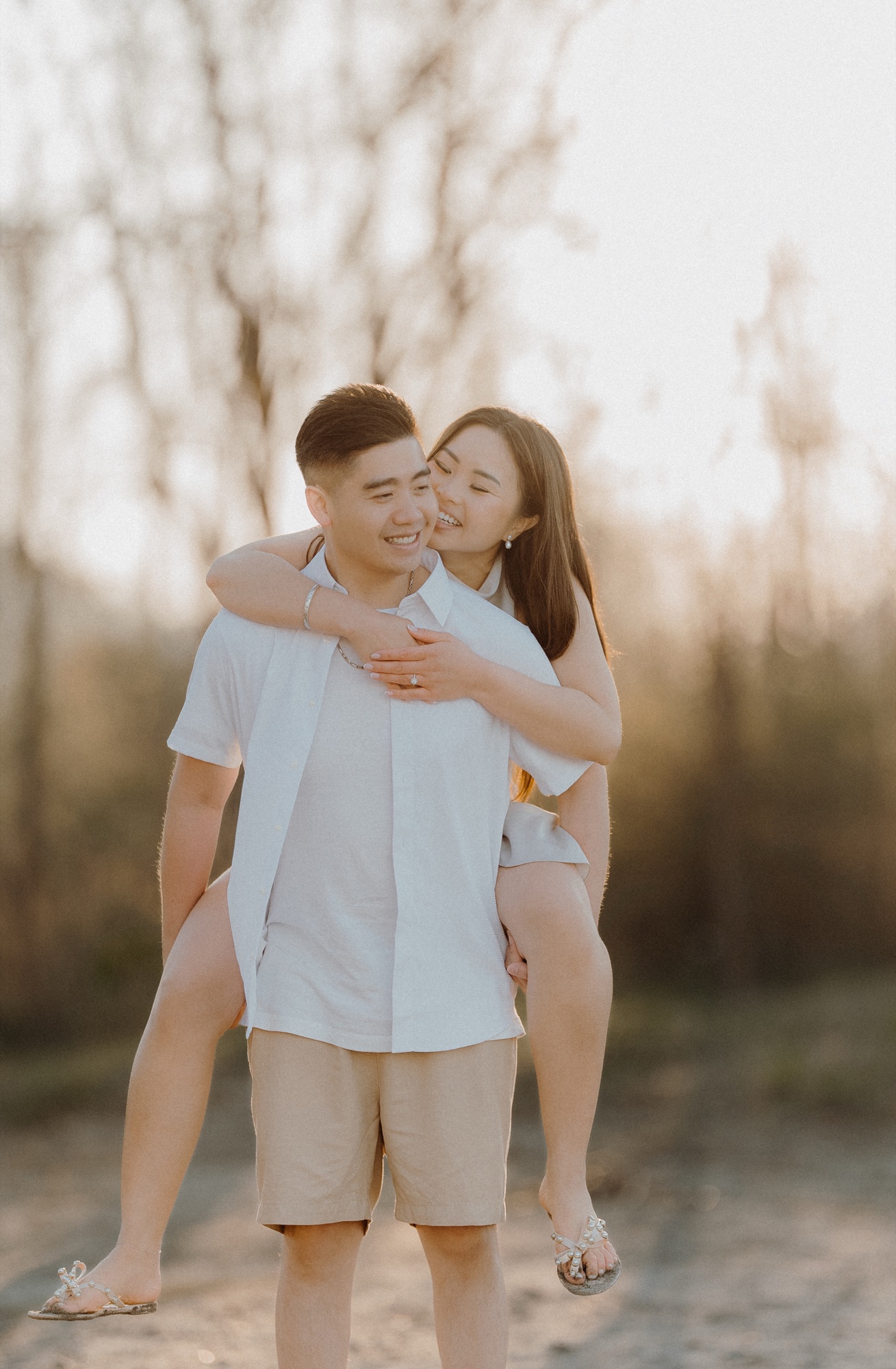 Tommy & Elen engagement session at Scarborough Bluffs, Scarborough, ON