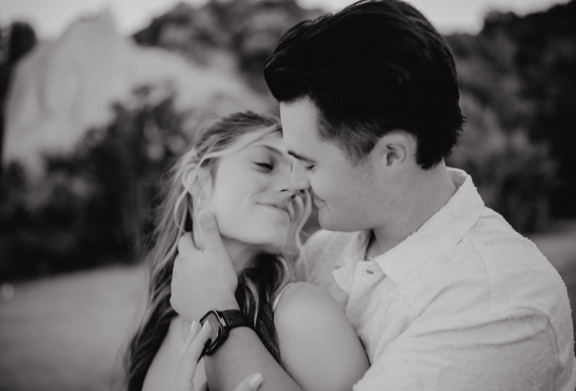 Zach & Heather sunrise engagement session at the Scarborough Bluffs, Toronto
