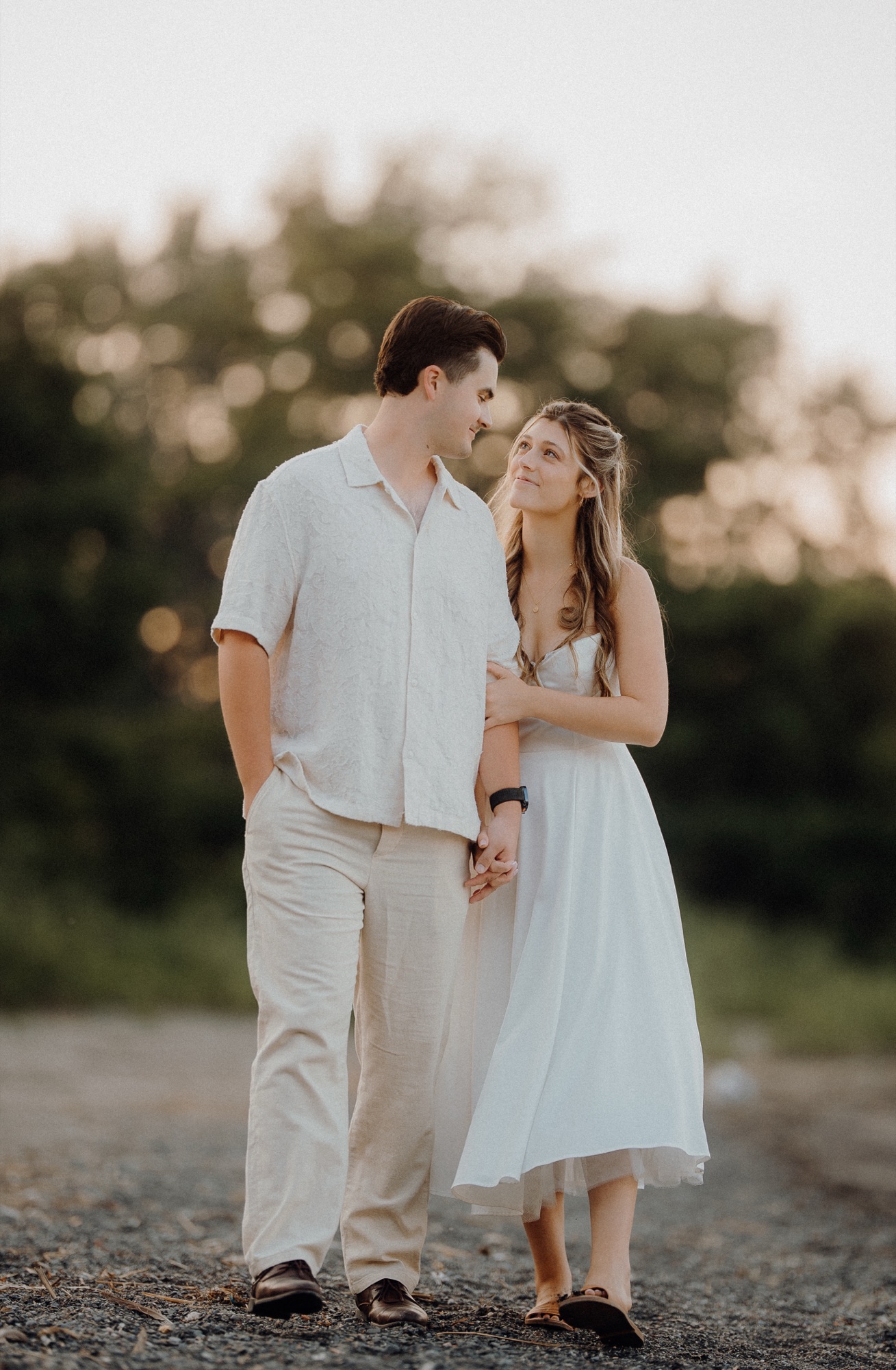 Zach & Heather sunrise engagement session at the Scarborough Bluffs, Toronto