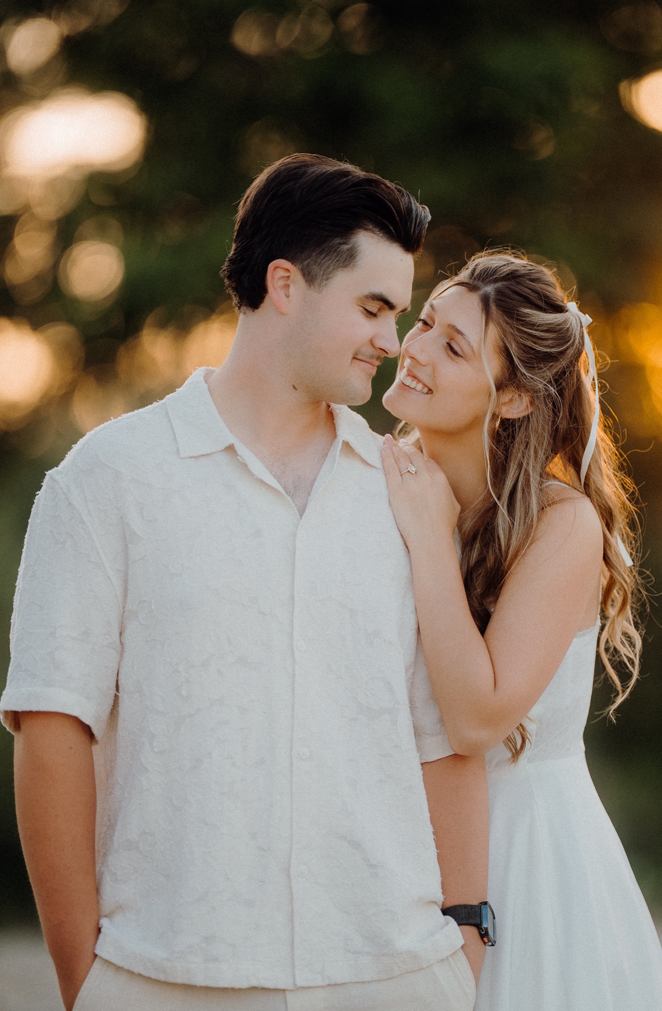 Zach & Heather sunrise engagement session at the Scarborough Bluffs, Toronto