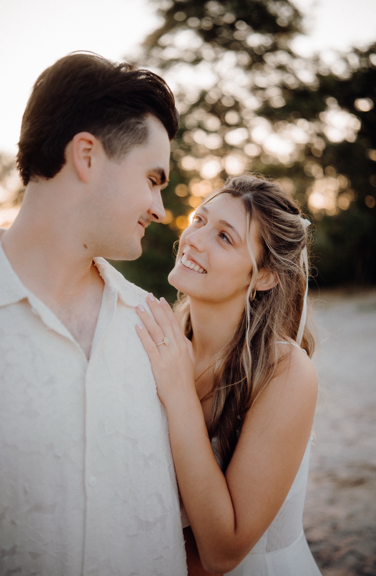 Zach & Heather sunrise engagement session at the Scarborough Bluffs, Toronto