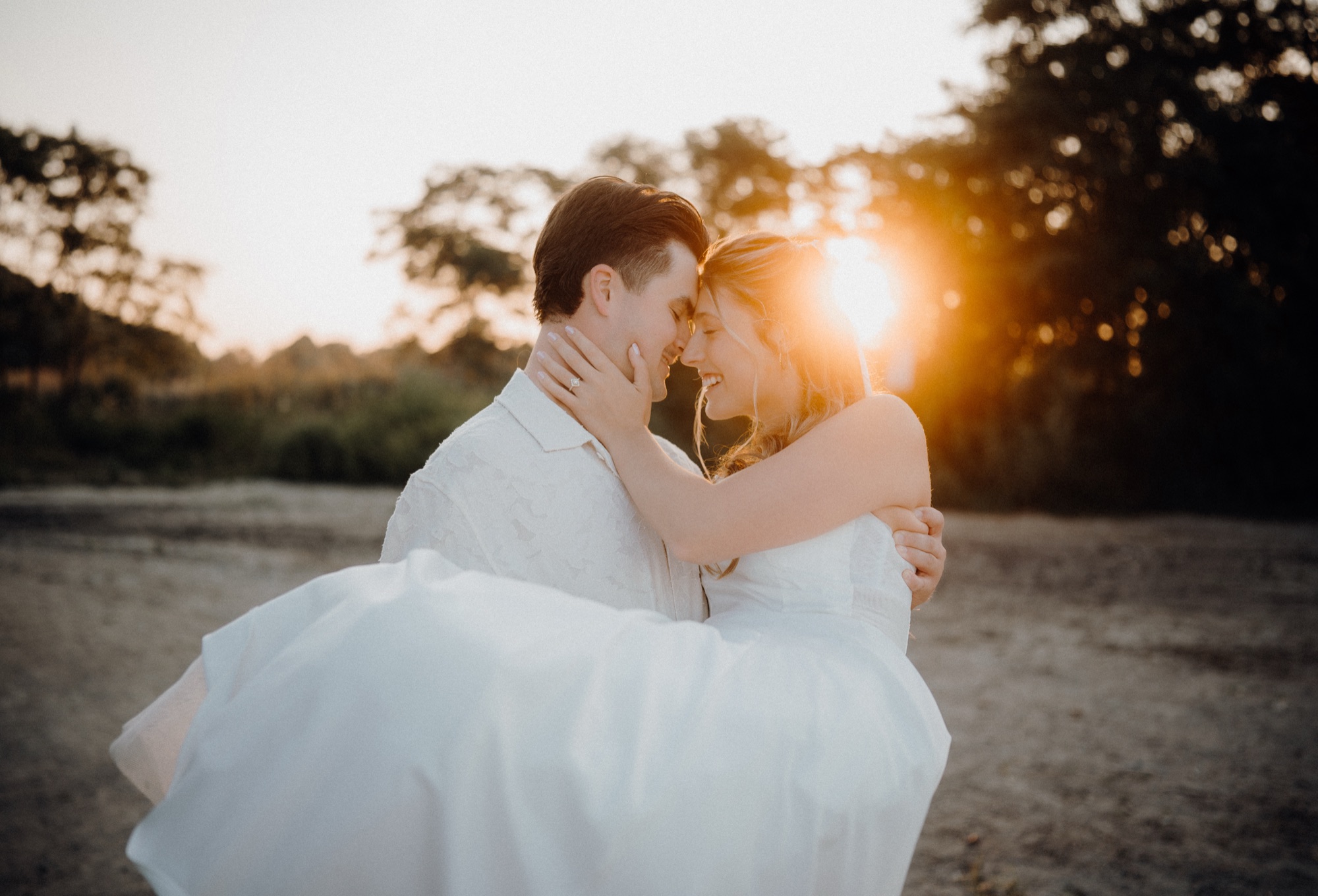 Zach & Heather sunrise engagement session at the Scarborough Bluffs, Toronto