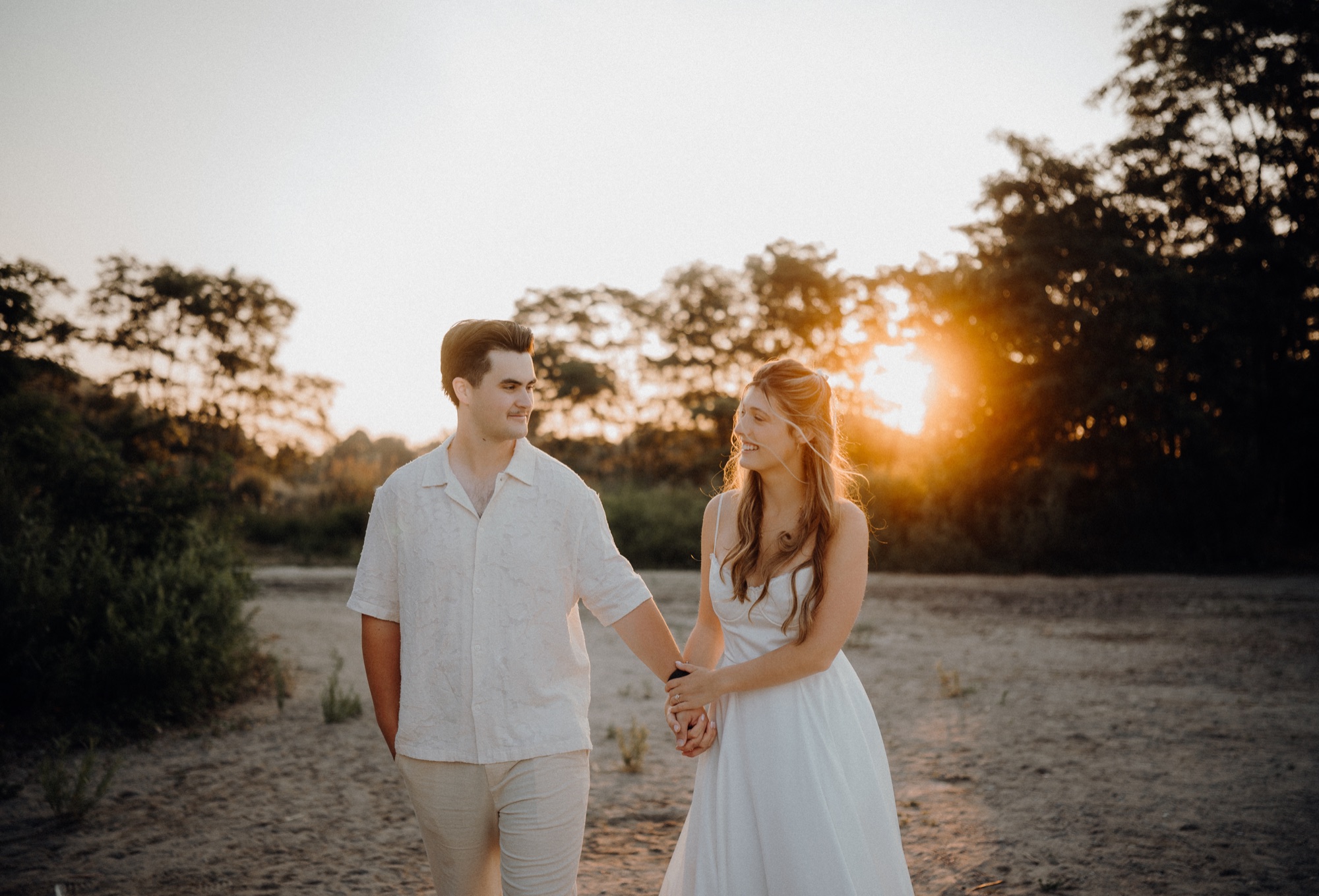 Zach & Heather sunrise engagement session at the Scarborough Bluffs, Toronto