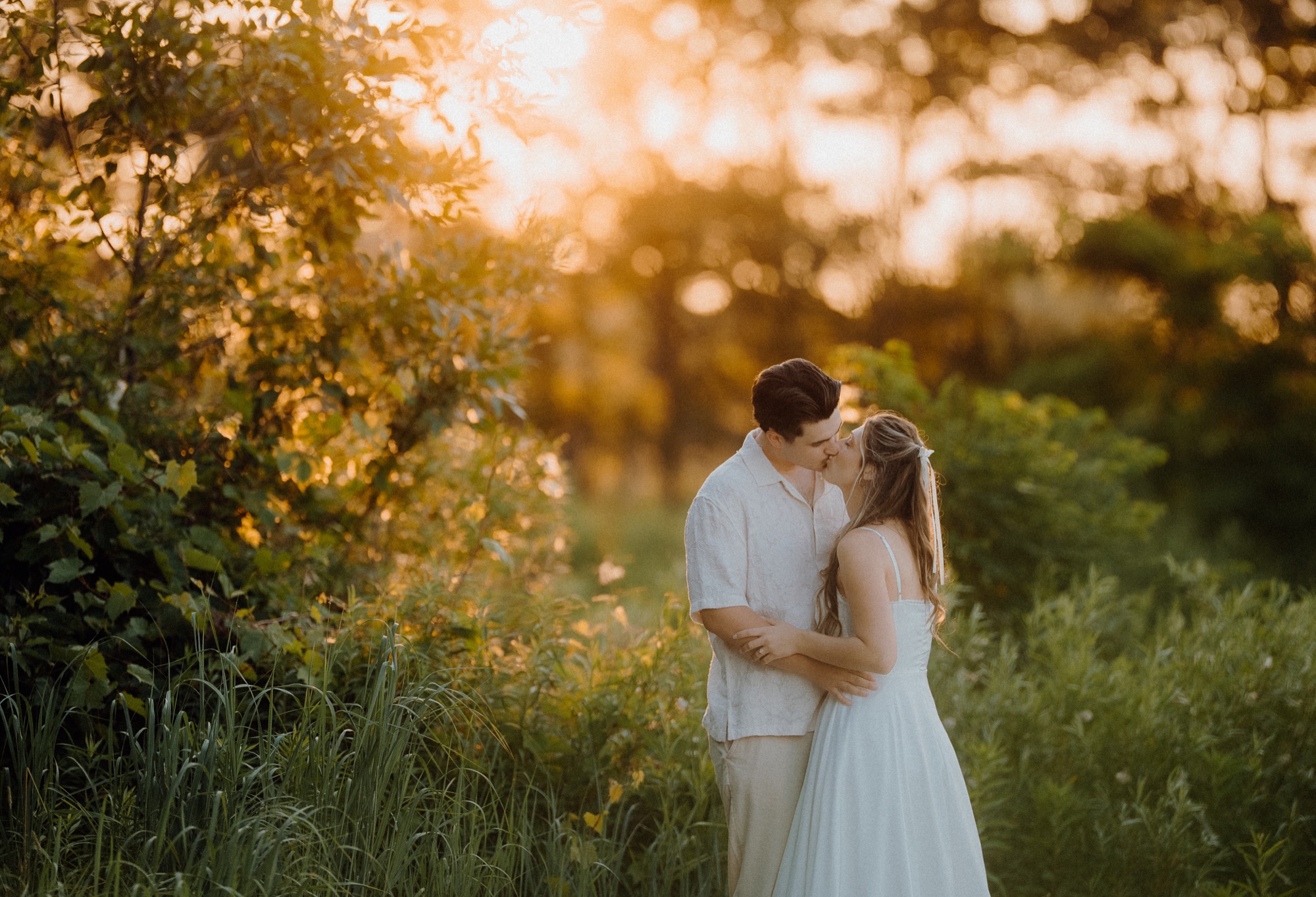 Zach & Heather sunrise engagement session at the Scarborough Bluffs, Toronto